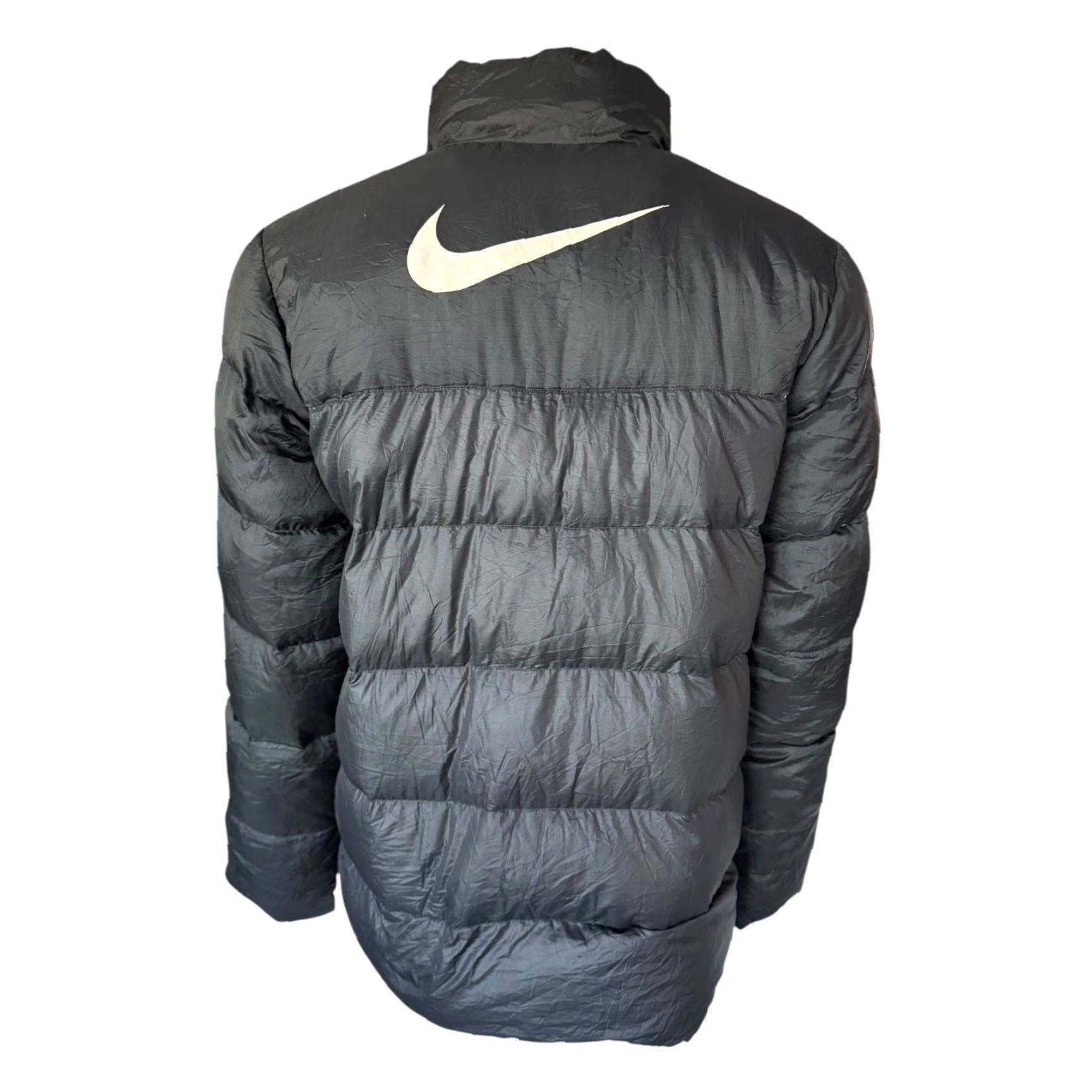 Nike Nike 550 Down Puffer Jacket XL Black—Men’s, Regular Fit, 105/US 105, Grey Duck Down 75% / Feathers 25%, Swoosh Back, Zip, Winter Casual Jacket Size US XL / EU 56 / 4 - 4 Thumbnail