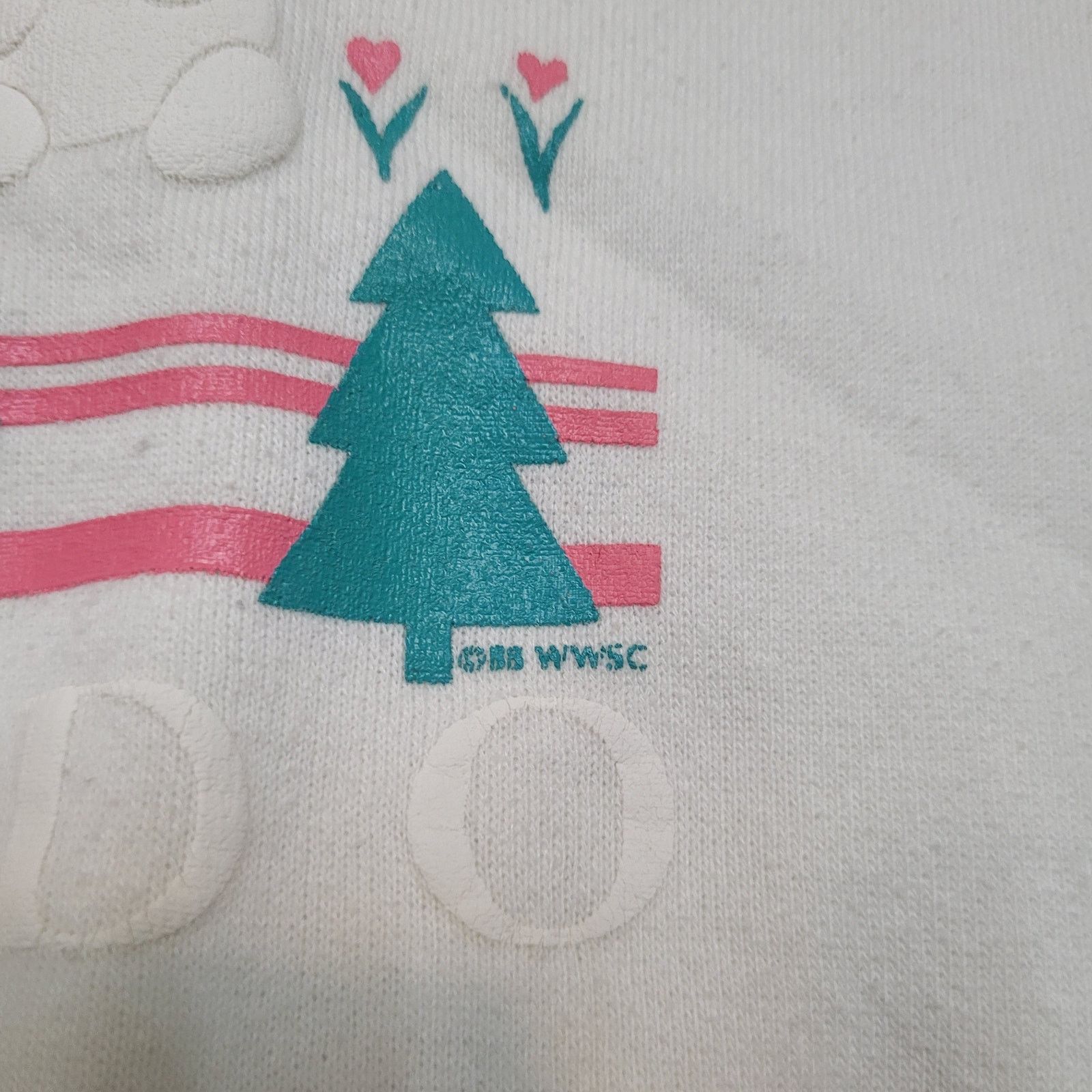 Jerzees VTG 80s Jerzees Colorado Teddy Bear Sweatshirt S Puff Print Size US S / EU 44-46 / 1 - 3 Thumbnail