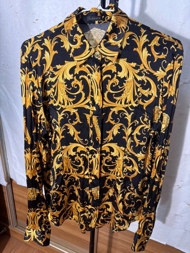 Versace Versace Silk shang'y Size US XL / EU 56 / 4 - 1 Thumbnail