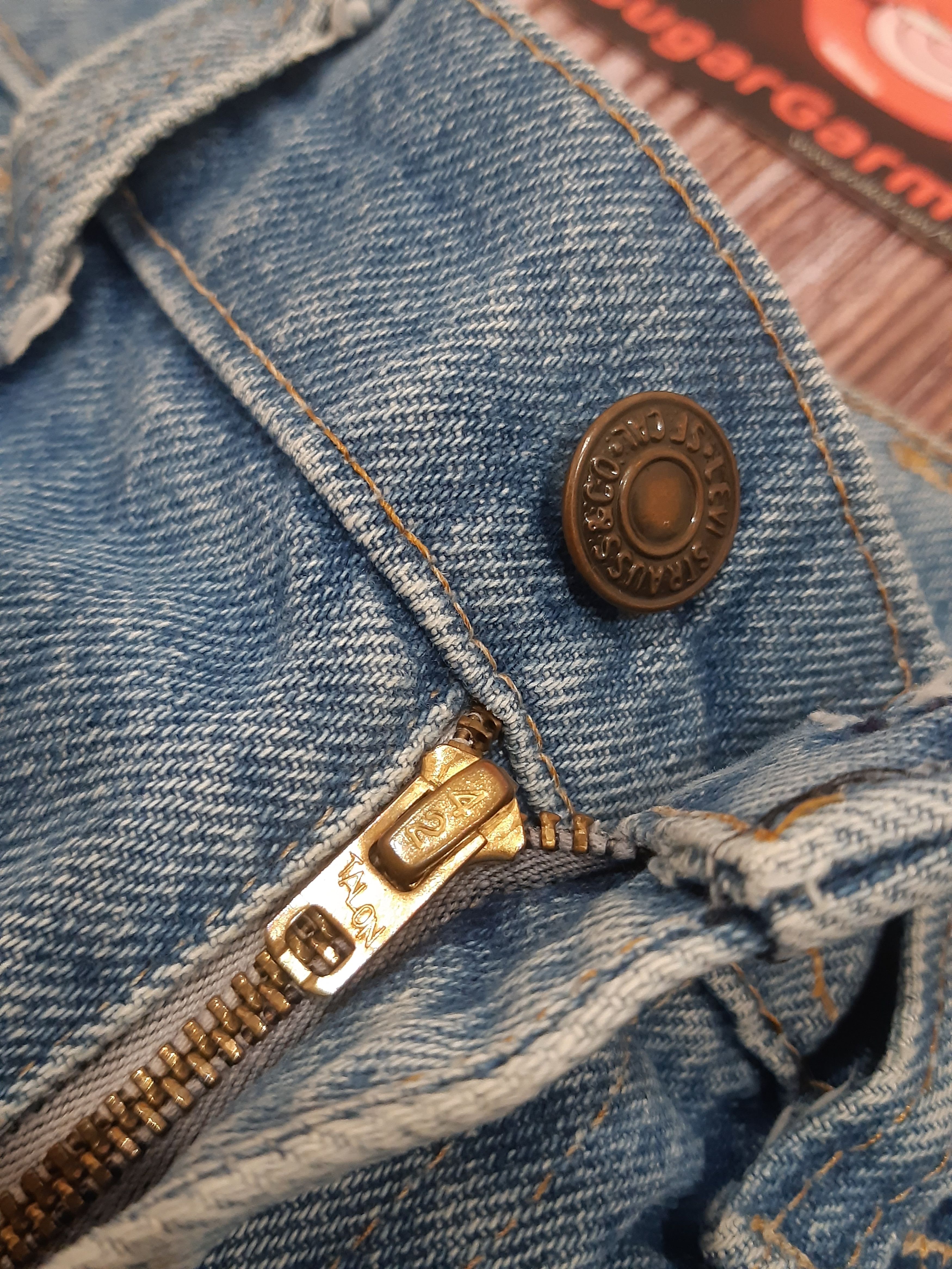 Levi's Levis 646 Bell Bottom Flare Bootcut Orange Tab TALON Jeans Size US 30 / EU 46 - 5 Thumbnail