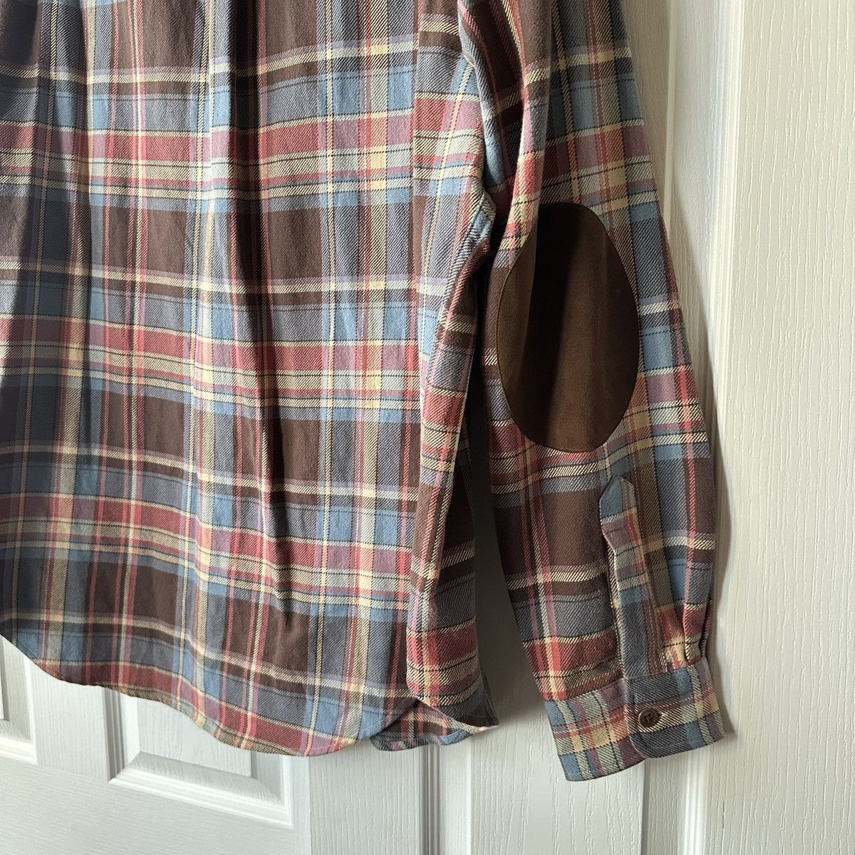 Polo Ralph Lauren Polo Ralph Lauren Flannel Blue Plaid Shirt Large Vintage Size US L / EU 52-54 / 3 - 8 Thumbnail