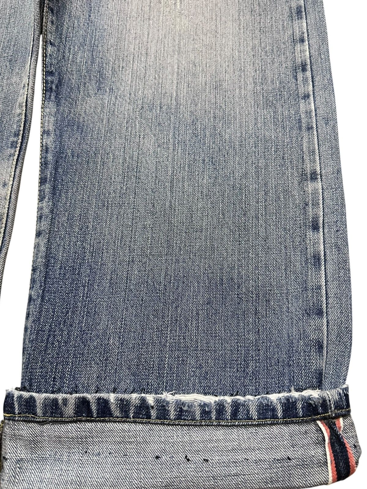 Edwin Vintage Edwin 505Z Selvedge Faded Baggy Denim Size US 34 / EU 50 - 5 Thumbnail