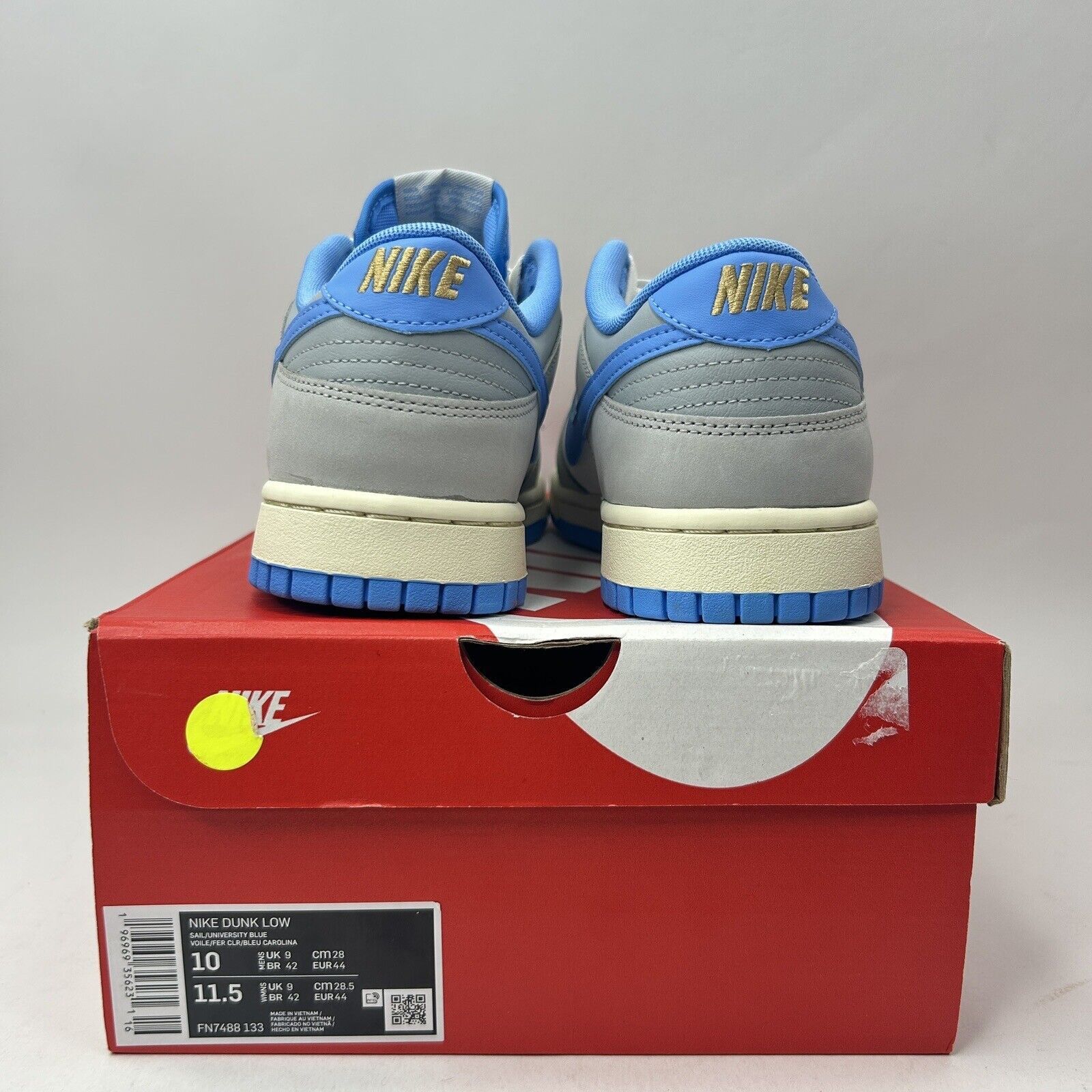 Nike Nike Dunk Low “Athletic Department University Blue" 2023 Size US 10 / EU 43 - 4 Thumbnail
