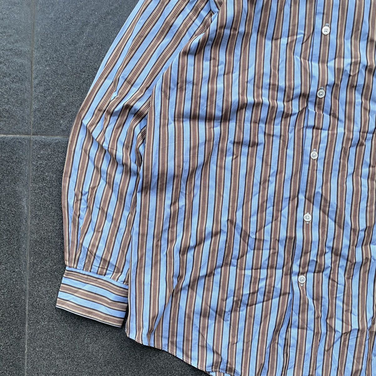 Hermes 90s Vintage Hermes Paris Striped Button Down Striped Shirt Size US M / EU 48-50 / 2 - 3 Thumbnail