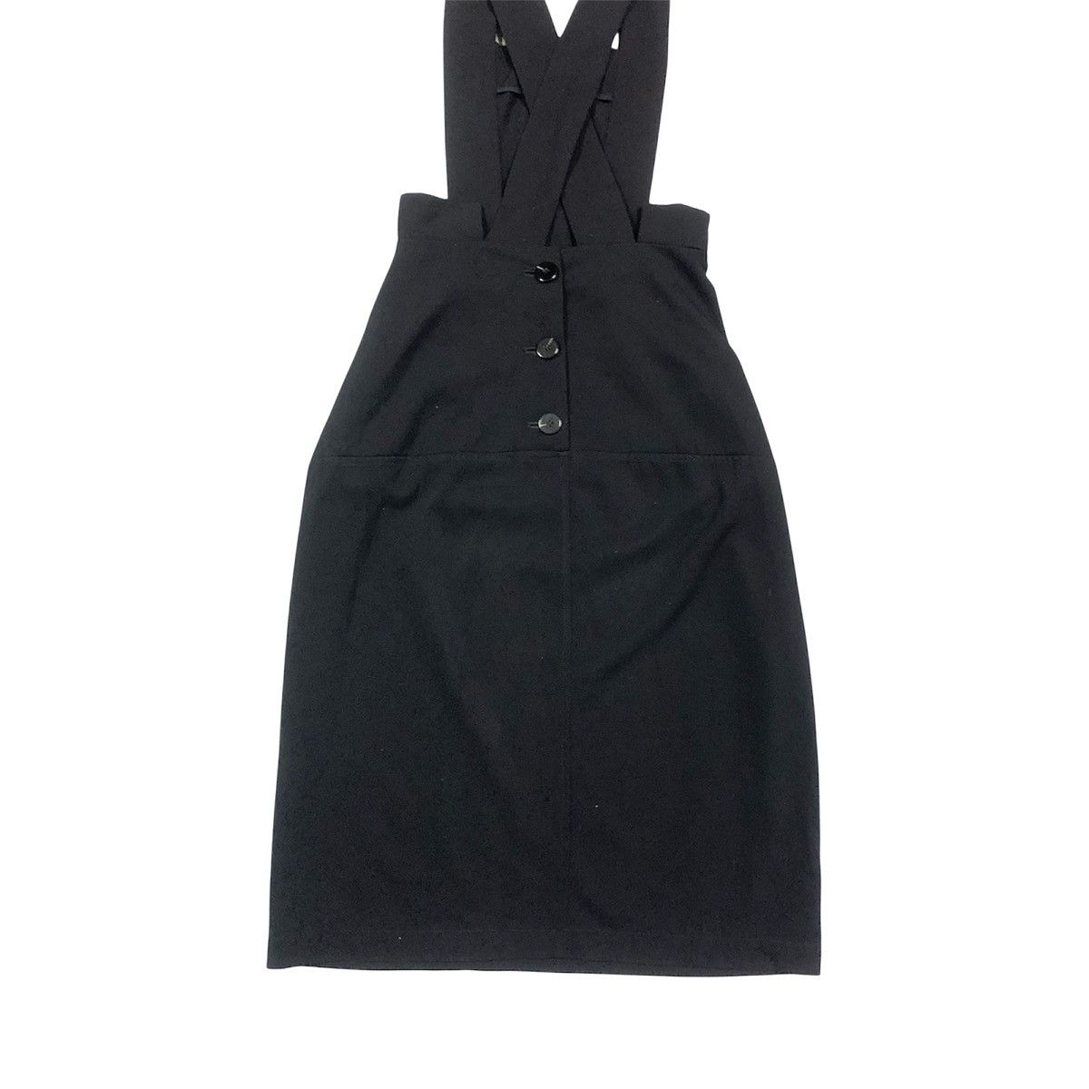 Yohji Yamamoto Vtg Yohji Yamamoto Overall Bib Jumper Skirt Size 27" / US 4 / IT 40 - 8 Thumbnail