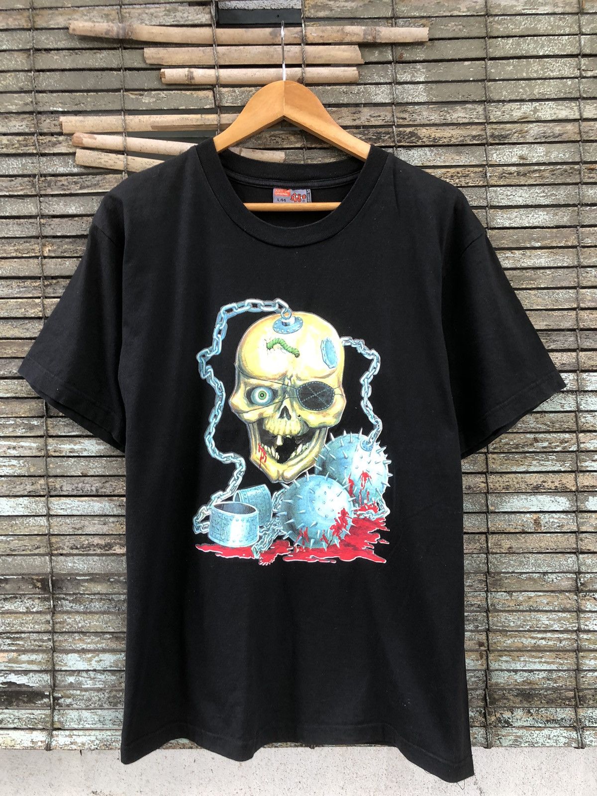 Japanese Brand × Vintage RARE Vintage Y2K Ripleys Skull Haunted Advanture Tee Size US L / EU 52-54 / 3 - 1 Thumbnail