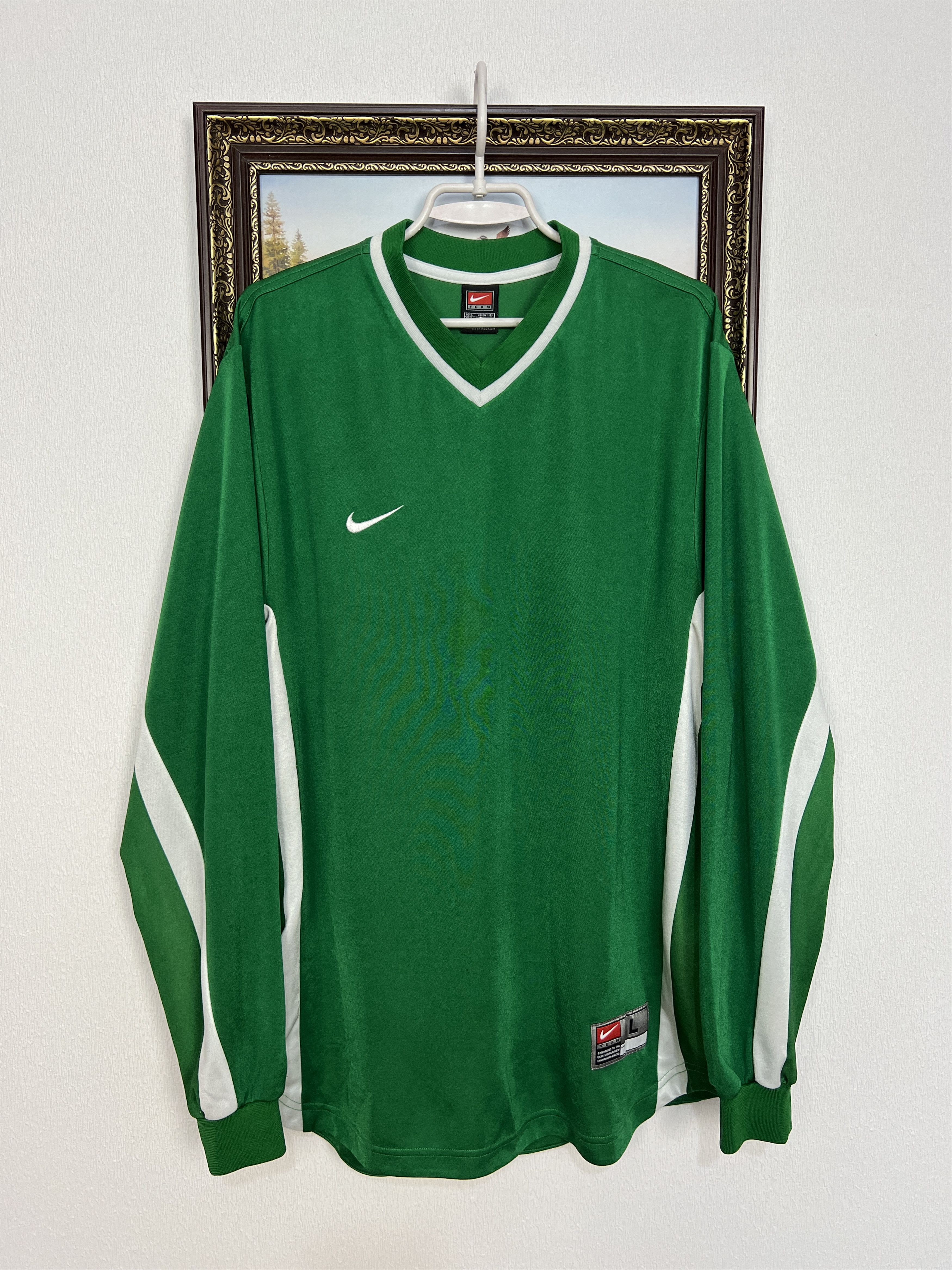 Nike Nigeria Football Template Shirt Long Sleeve Jersey Trikot Size US L / EU 52-54 / 3 - 1 Thumbnail