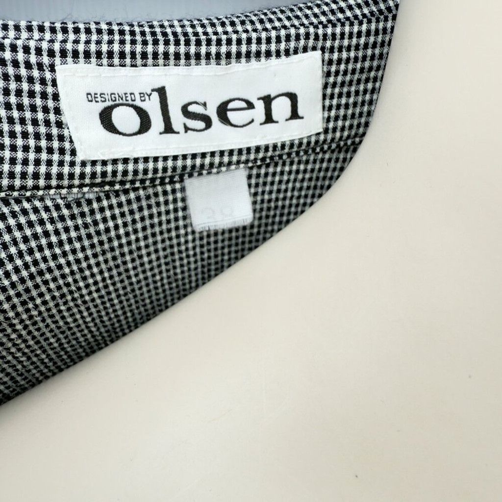 Other OLSEN Crinkle Transitional A-line Button-Down Shirt Dress 38 Size 4XL / US 24-26 - 10 Thumbnail