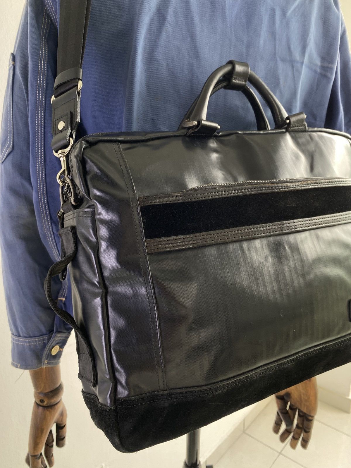 MasterPiece Master-piece STREAM-F 2-WAY Backpack No.05001-FBlack Size ONE SIZE - 8 Thumbnail