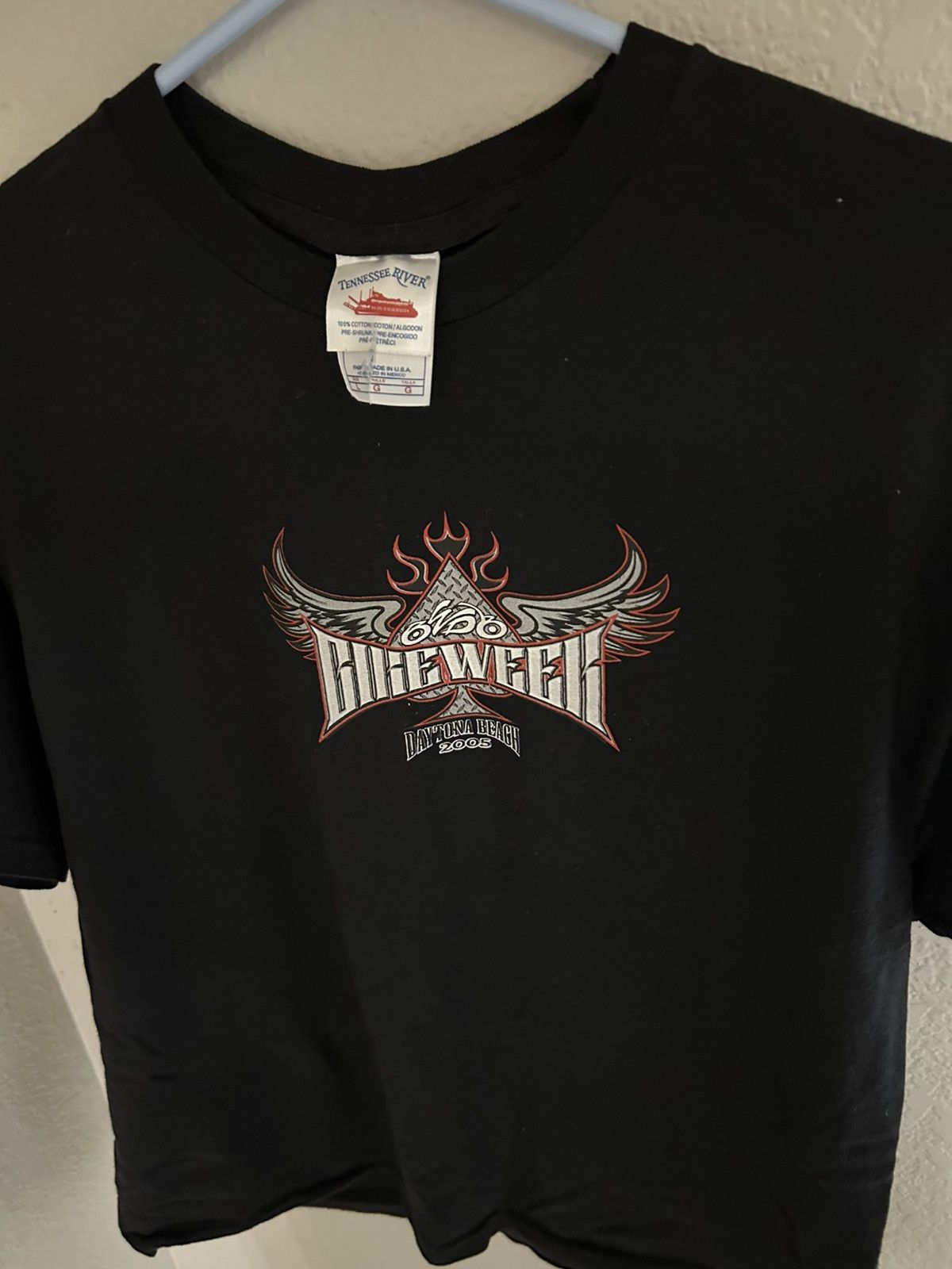 Vintage Vintage 2005 Daytona Beach Bike Week T Shirt Size Large Size US L / EU 52-54 / 3 - 6 Thumbnail