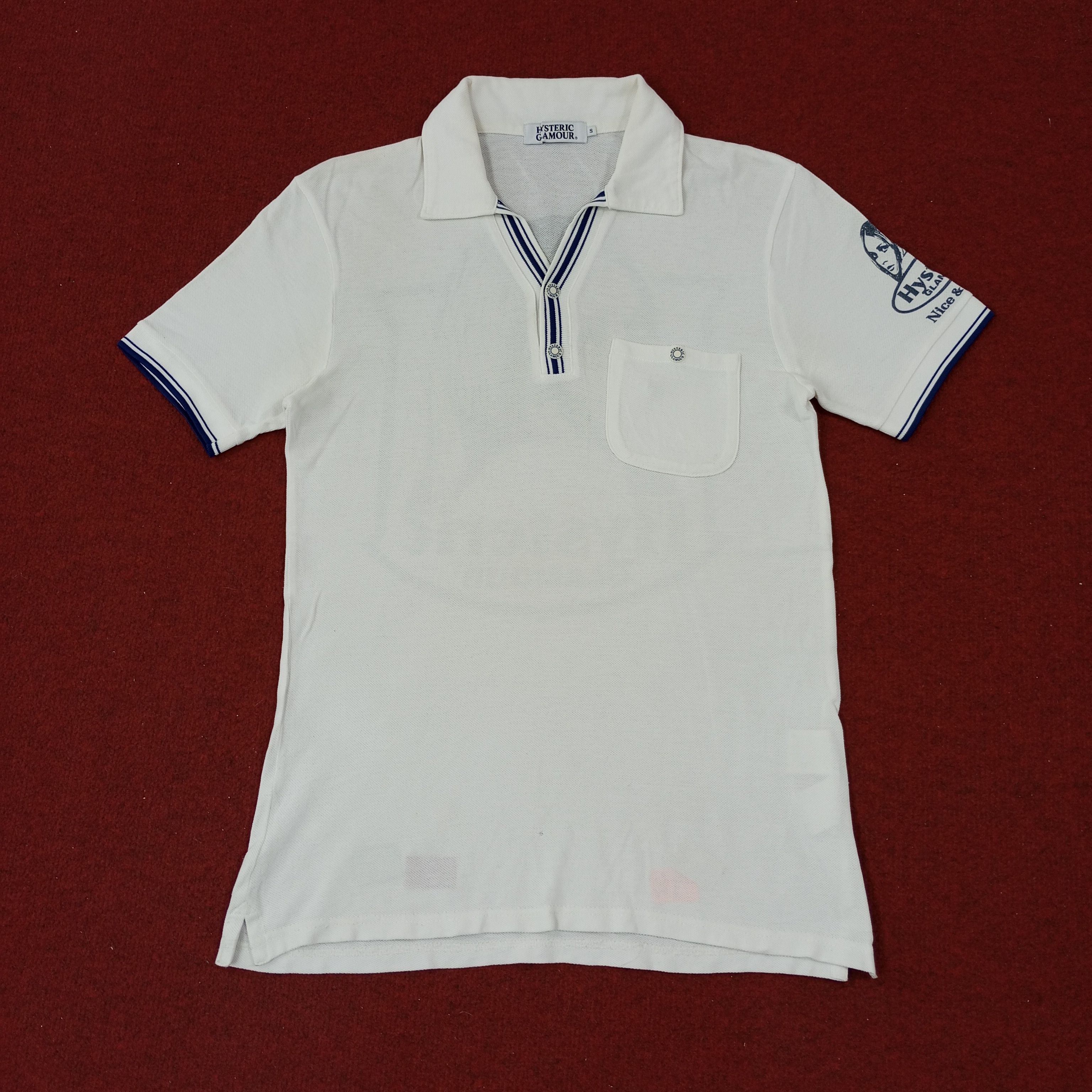 Hysteric Glamour × Japanese Brand × Vintage Hysteric Glamour Japanese Brand Polos c219n36 Size US XS / EU 42 / 0 - 3 Thumbnail