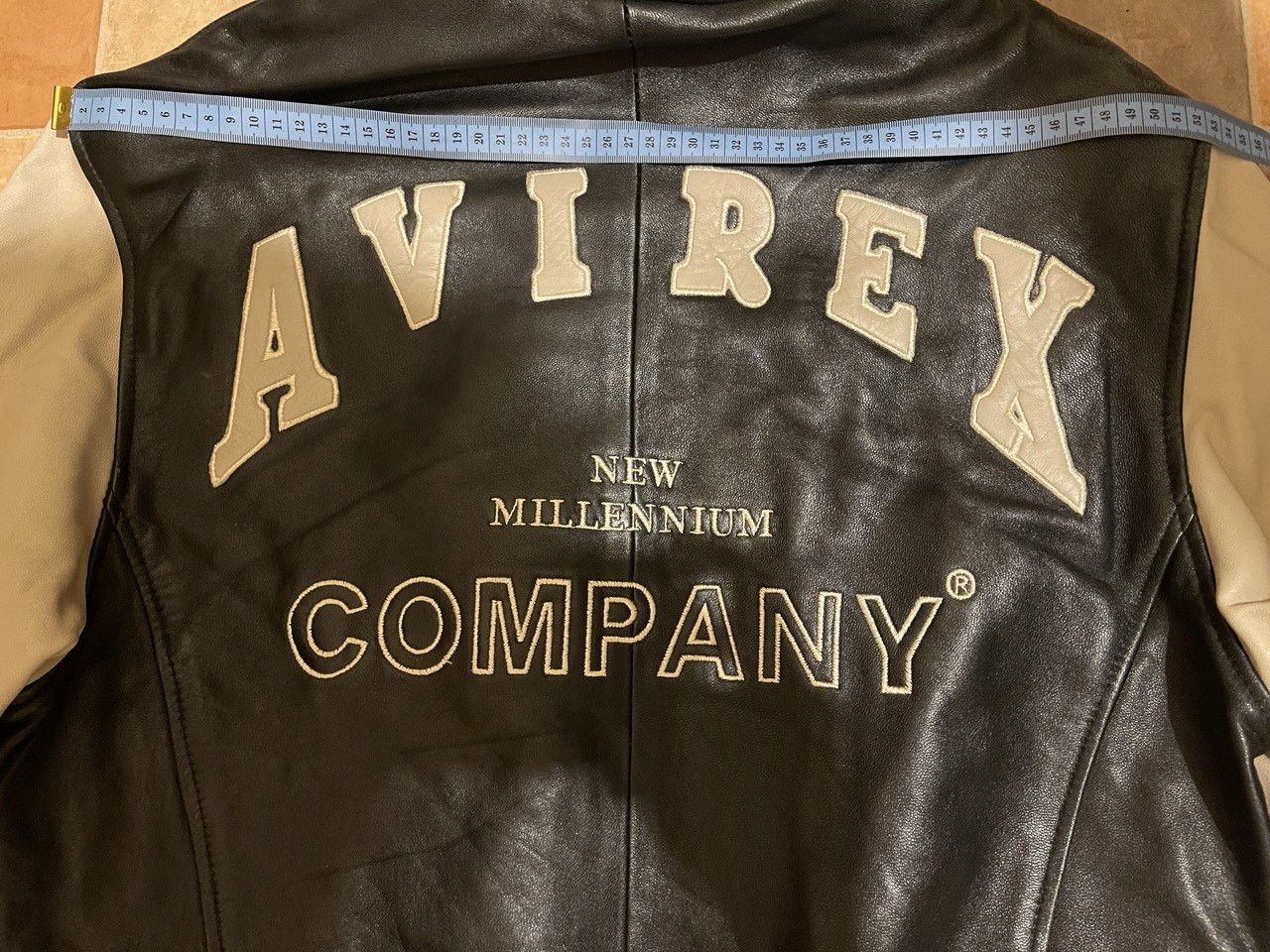 Avirex AVIREX leather jacket, New Millennium, vintage 90s hip hop M Size US M / EU 48-50 / 2 - 8 Thumbnail
