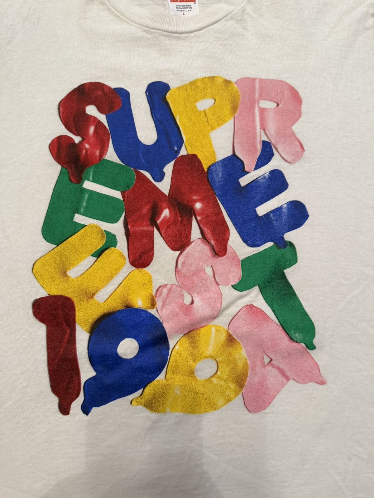 Supreme Supreme ‘Ballon’ Tee Size US L / EU 52-54 / 3 - 3 Thumbnail