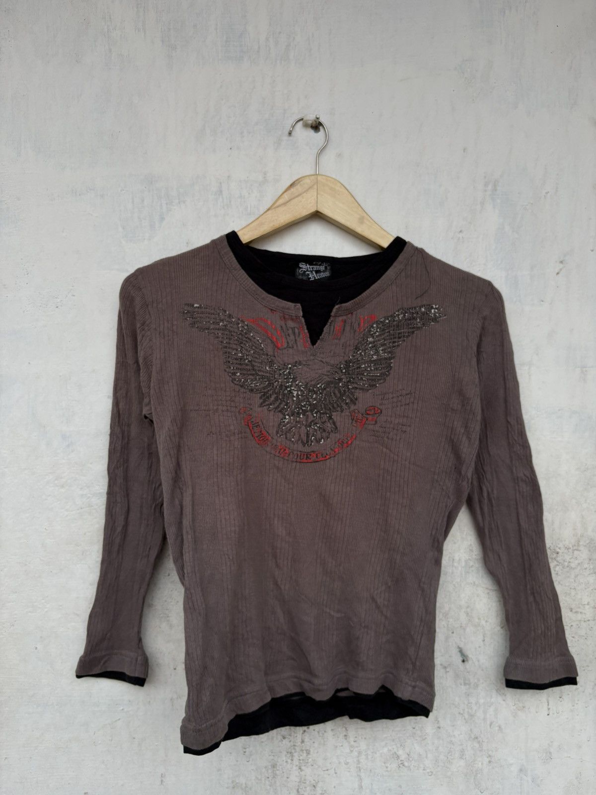 Japanese Brand Strange Heaven Double Layers Longslevee Japanese Brand Size US XS / EU 42 / 0 - 1 Thumbnail