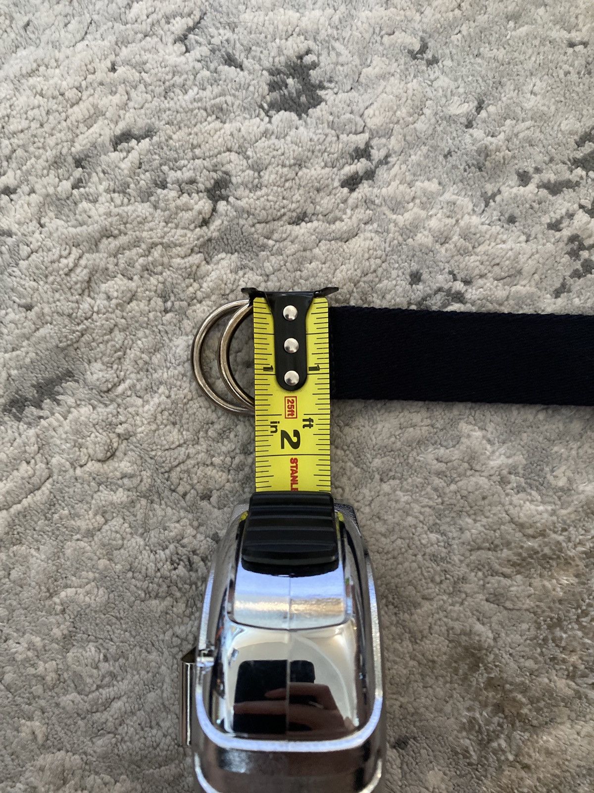 Dior Dior Homme Canvas Double D-Ring Belt – Black Size ONE SIZE - 9 Thumbnail