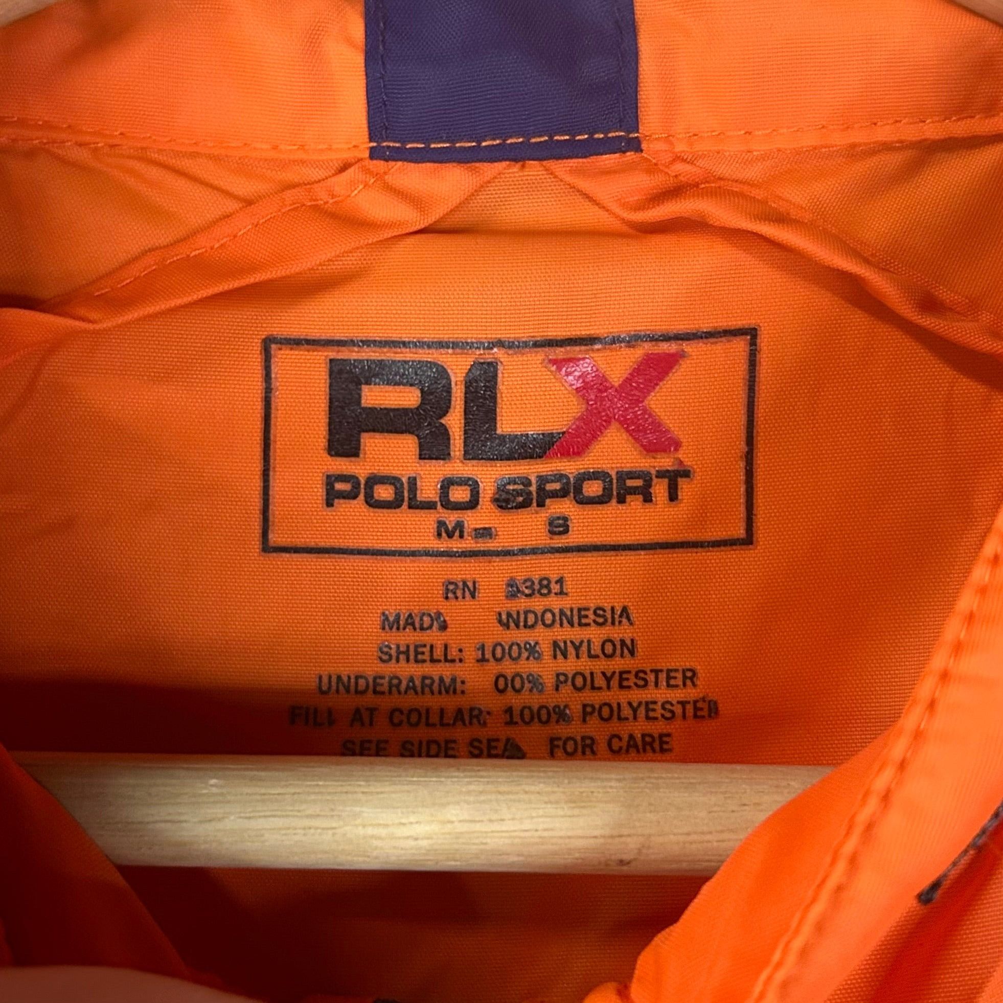 Polo Ralph Lauren Polo RLX Orange Windbreaker Size Small Size US S / EU 44-46 / 1 - 3 Thumbnail