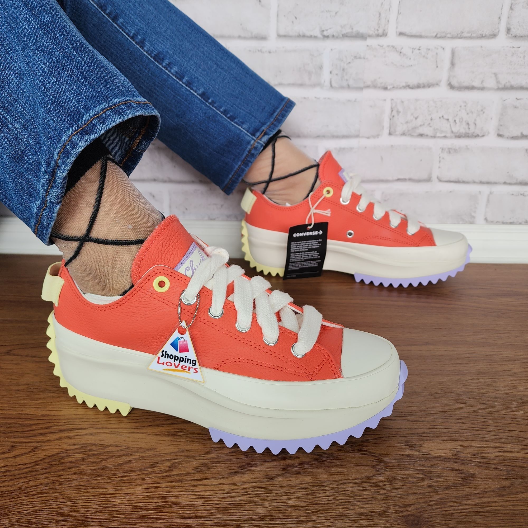 Converse ❤️Converse Run Star Hike Platform Color Pop Sz 6.5 Women's S Size US 6.5 / IT 36.5 - 2 Thumbnail