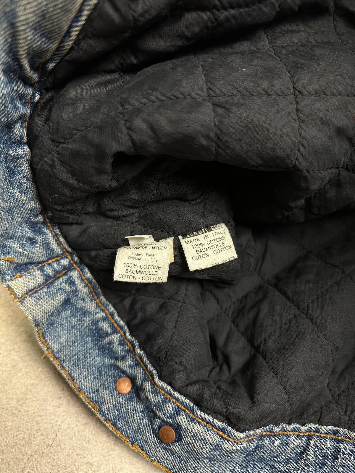 Schott Vintage Schott USA Heavy Denim Rare Jacket Workwear Rare XL Size US XL / EU 56 / 4 - 9 Thumbnail