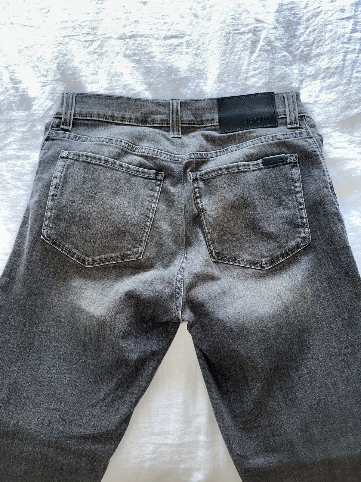 Fidelity Grey Jeans Size US 33 - 2 Thumbnail