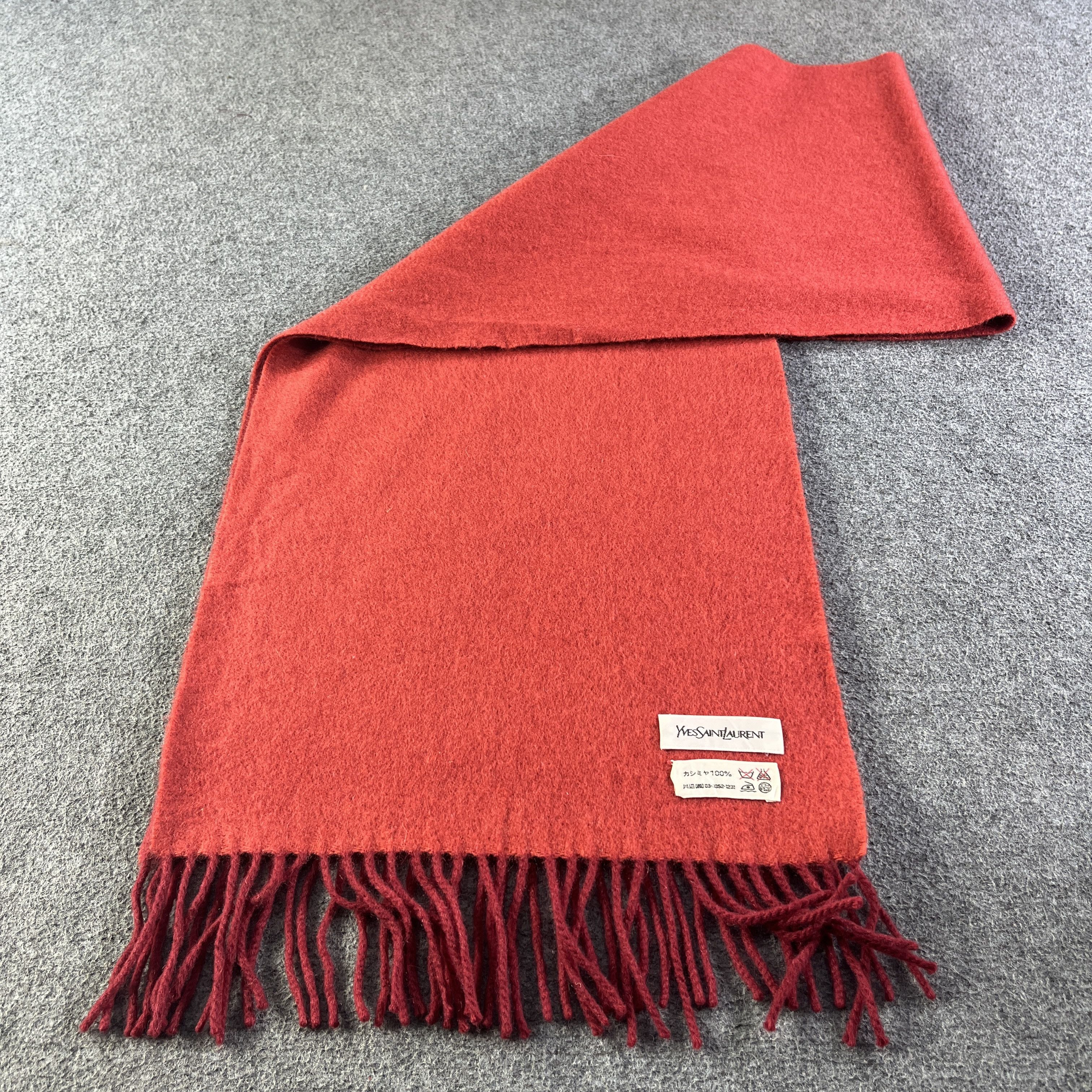 Vintage Vintage Yves Saint Laurent Scarf / Muffler / Neckwear T1139 Size ONE SIZE - 3 Thumbnail