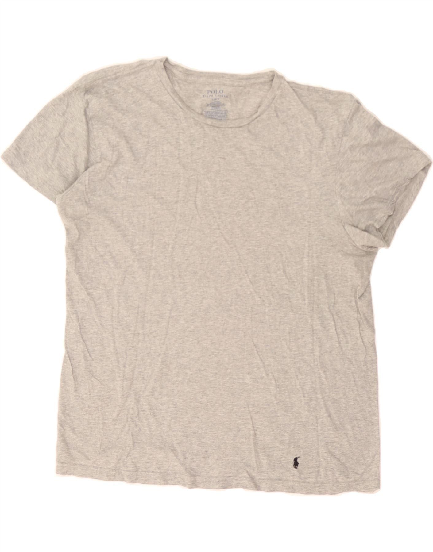 Polo Ralph Lauren Mens Classic Fit T-Shirt Top Large Grey Cotton Size US L / EU 52-54 / 3 - 1 Thumbnail