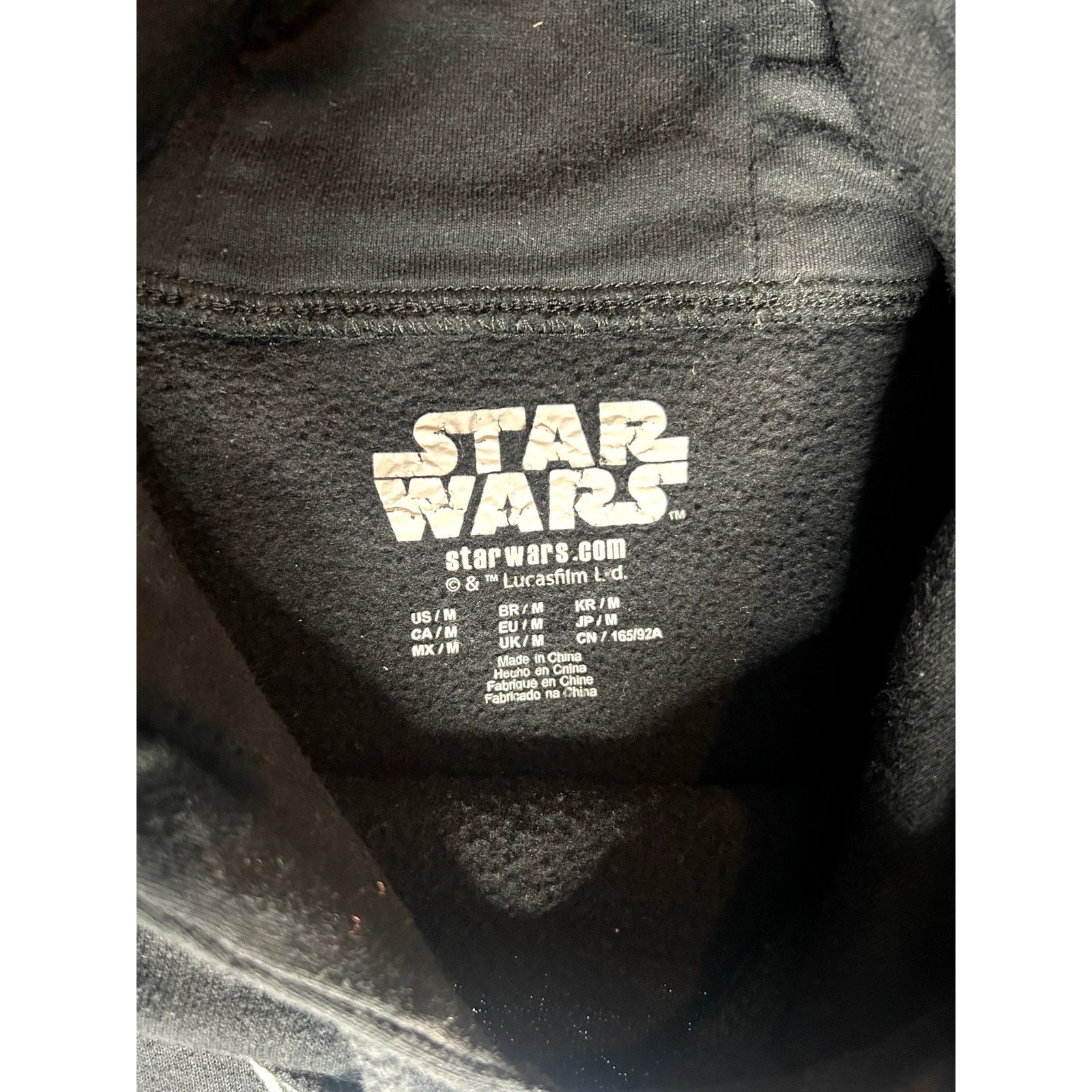 Star Wars × Vintage Star Wars Darth Vader Big Print Pullover Hoodie Size US M / EU 48-50 / 2 - 5 Thumbnail
