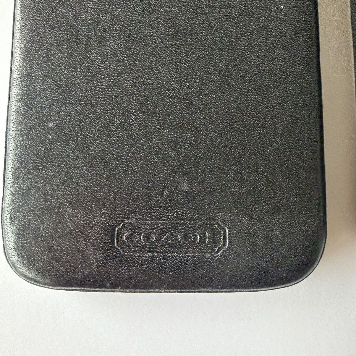 Coach Coach Black Leather Slide Structured Business Card Holder Size ONE SIZE - 8 Thumbnail