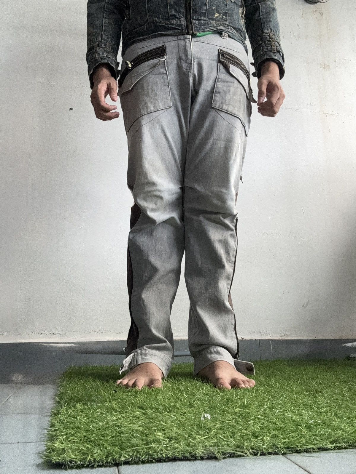 If Six Was Nine ppfm zipper bondage punk vkei lgb style pants Size US 34 / EU 50 - 4 Thumbnail