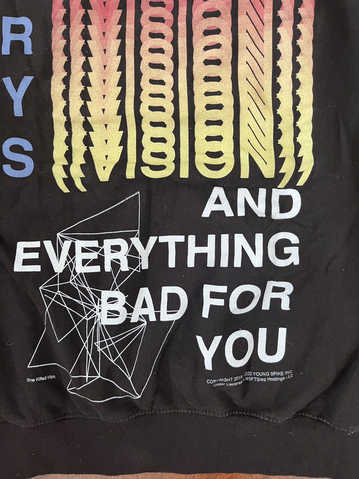 Jaden Smith × Msftsrep MSFTSrep Syre Jaden Smith Vision Tour Hoodie Size US L / EU 52-54 / 3 - 9 Thumbnail