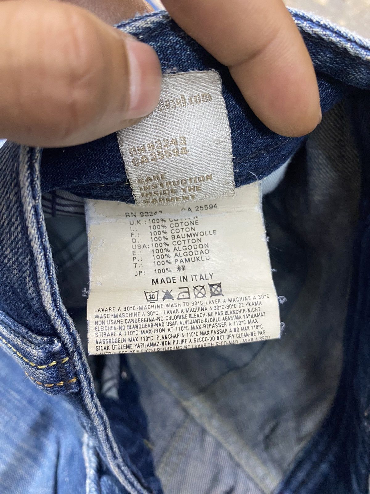 Diesel × Japanese Brand × Vintage Diesel industries blue jeans wash Size US 32 / EU 48 - 10 Thumbnail