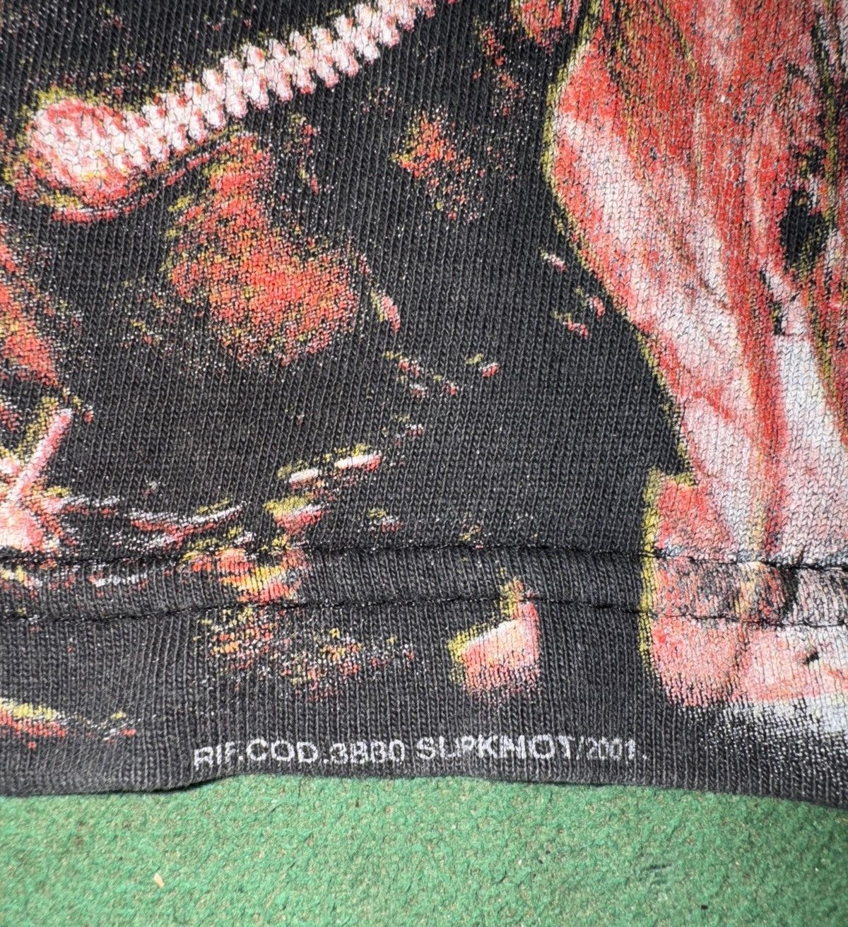 Band Tees × Vintage Vintage 2001 rare slipknot T-shirt Size US M / EU 48-50 / 2 - 3 Thumbnail