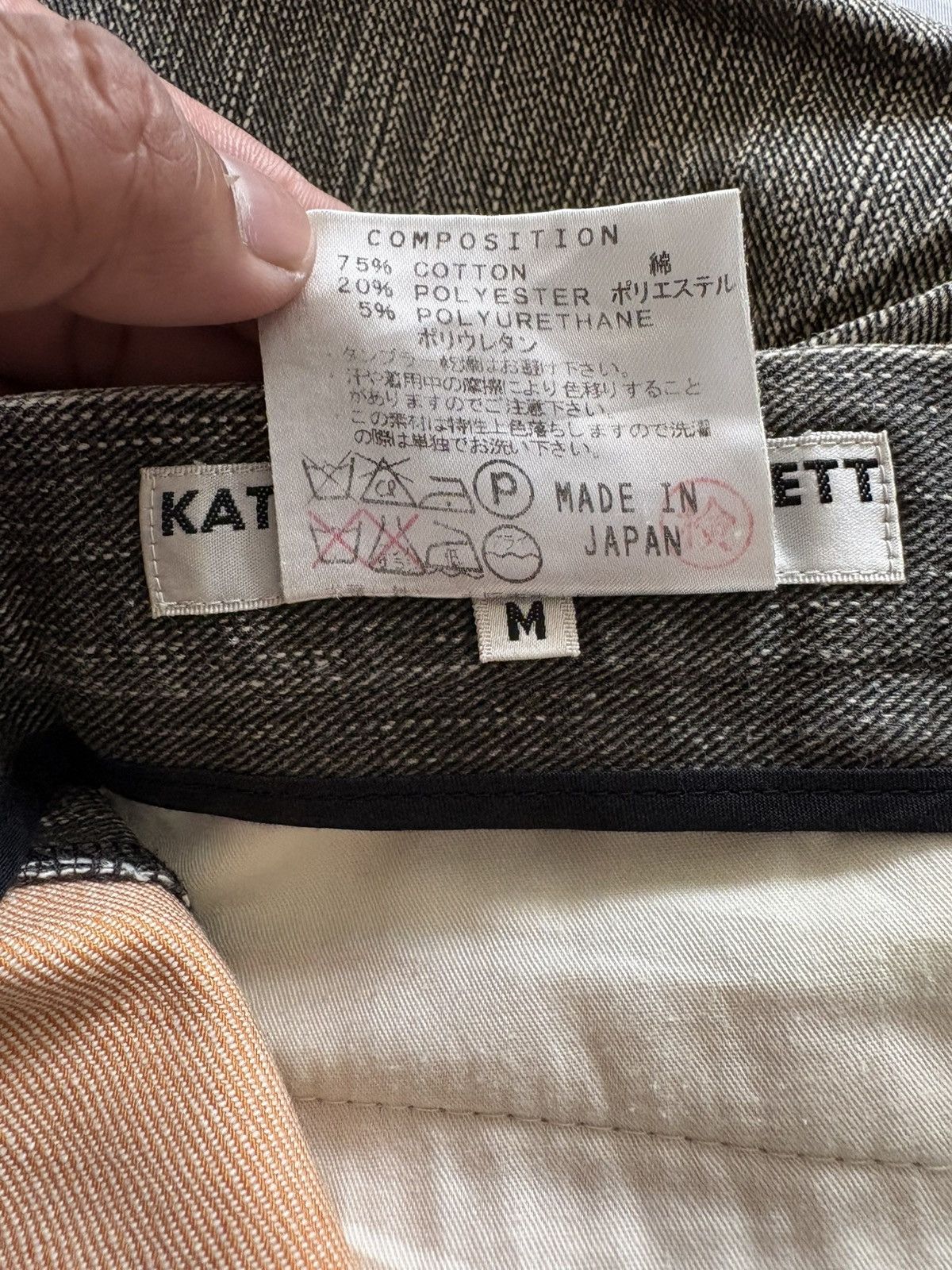 Katharine Hamnett London KATHARINE HAMNETT LONDON FLARE PANTS Size US 30 / EU 46 - 8 Thumbnail