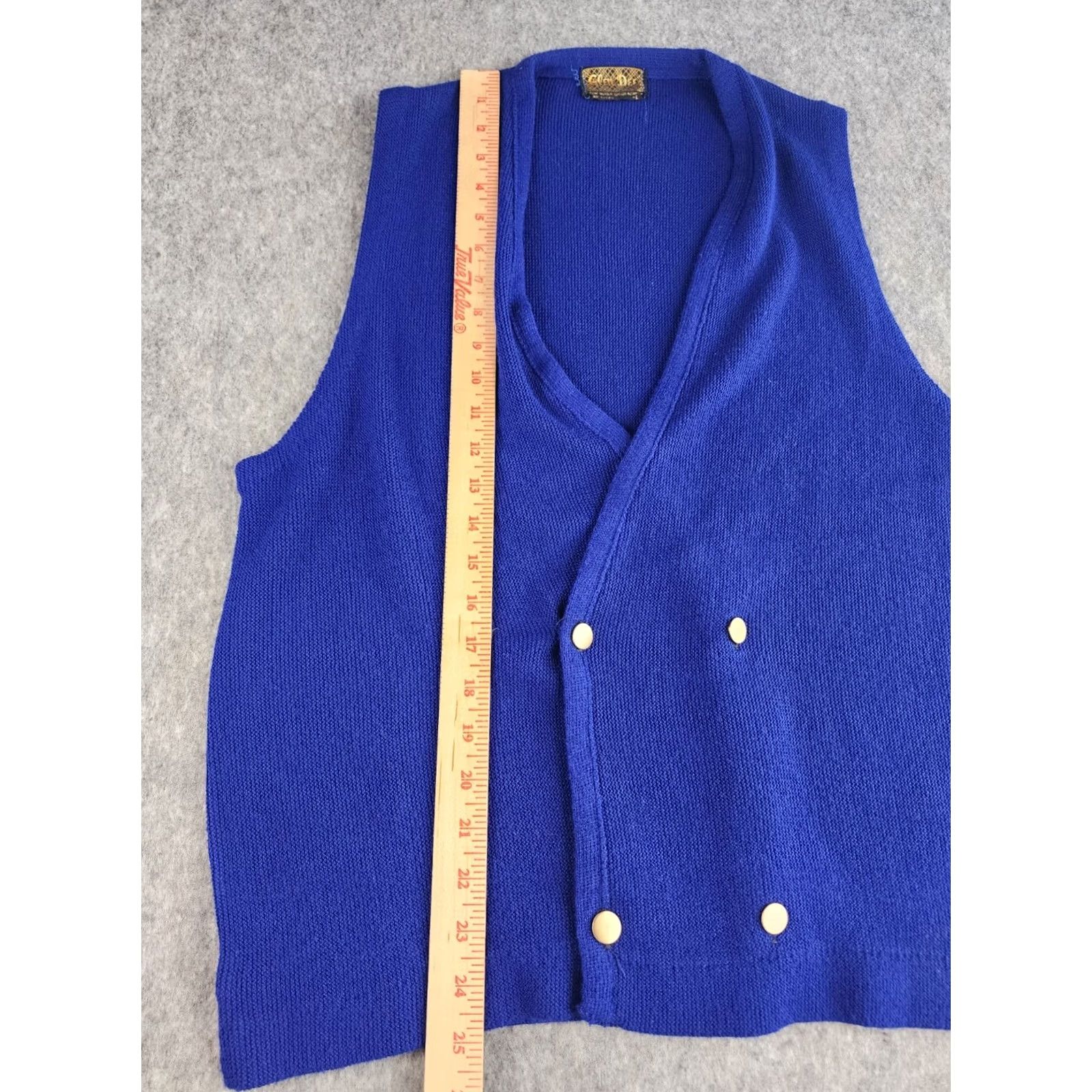 Vintage VINTAGE Glen Dee Sweater Large Blue Alpaca Wool Blend Knit Cardigan Rockabilly Hipster 1960s Size US L / EU 52-54 / 3 - 5 Thumbnail