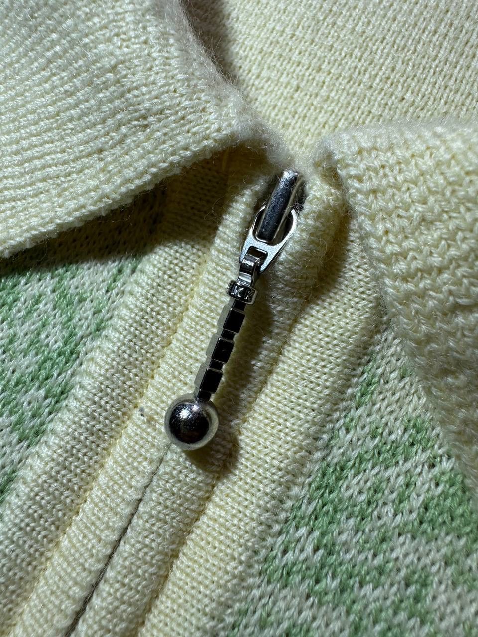 Supreme Supreme Gradient Stripe Zip-Up Cardigan Pale Yellow (SS22) Size US L / EU 52-54 / 3 - 9 Thumbnail