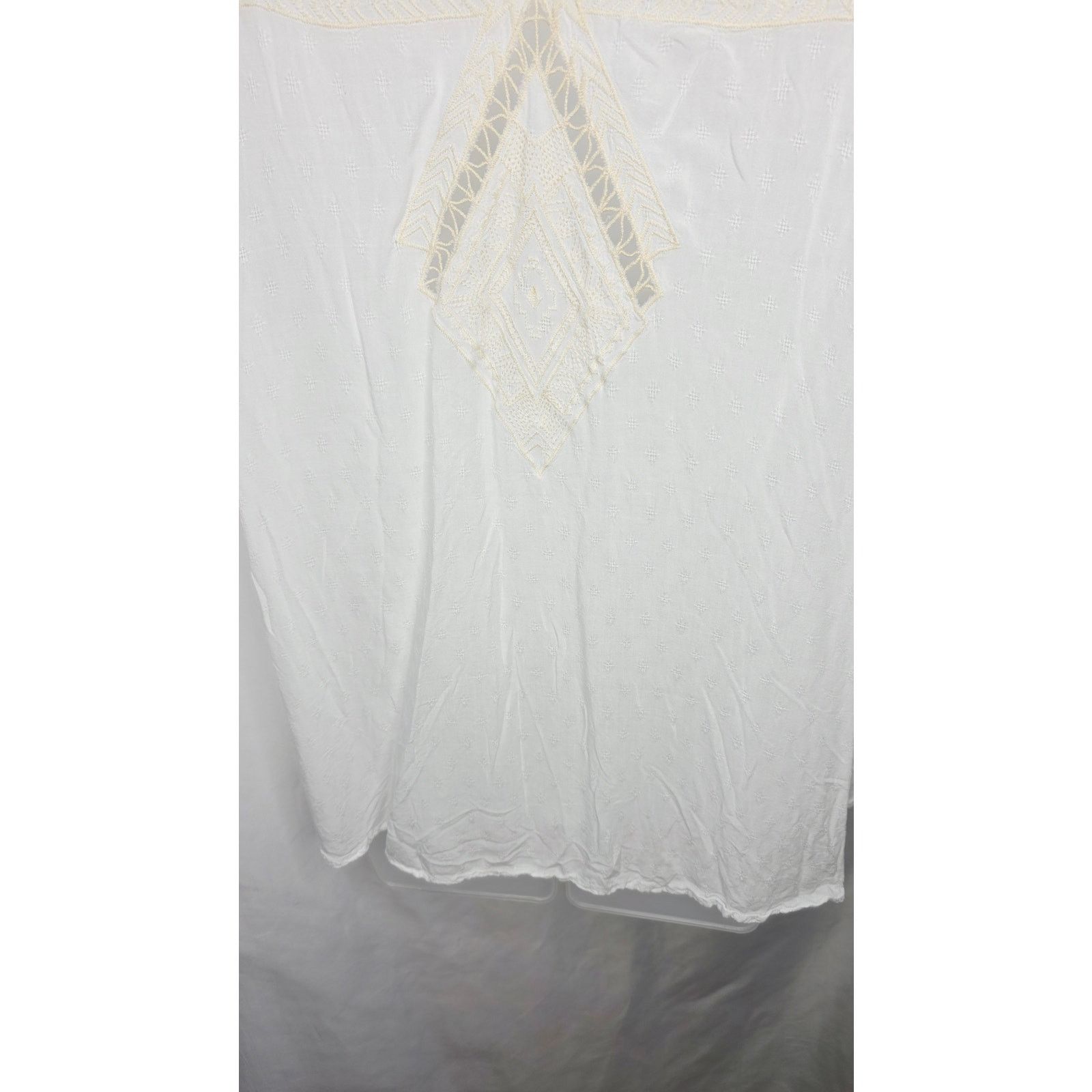 Other Plus Size 18/20W Lightweight Boho Blouse Crochet Back Top Size XXL / US 16-18 / IT 52-54 - 5 Thumbnail