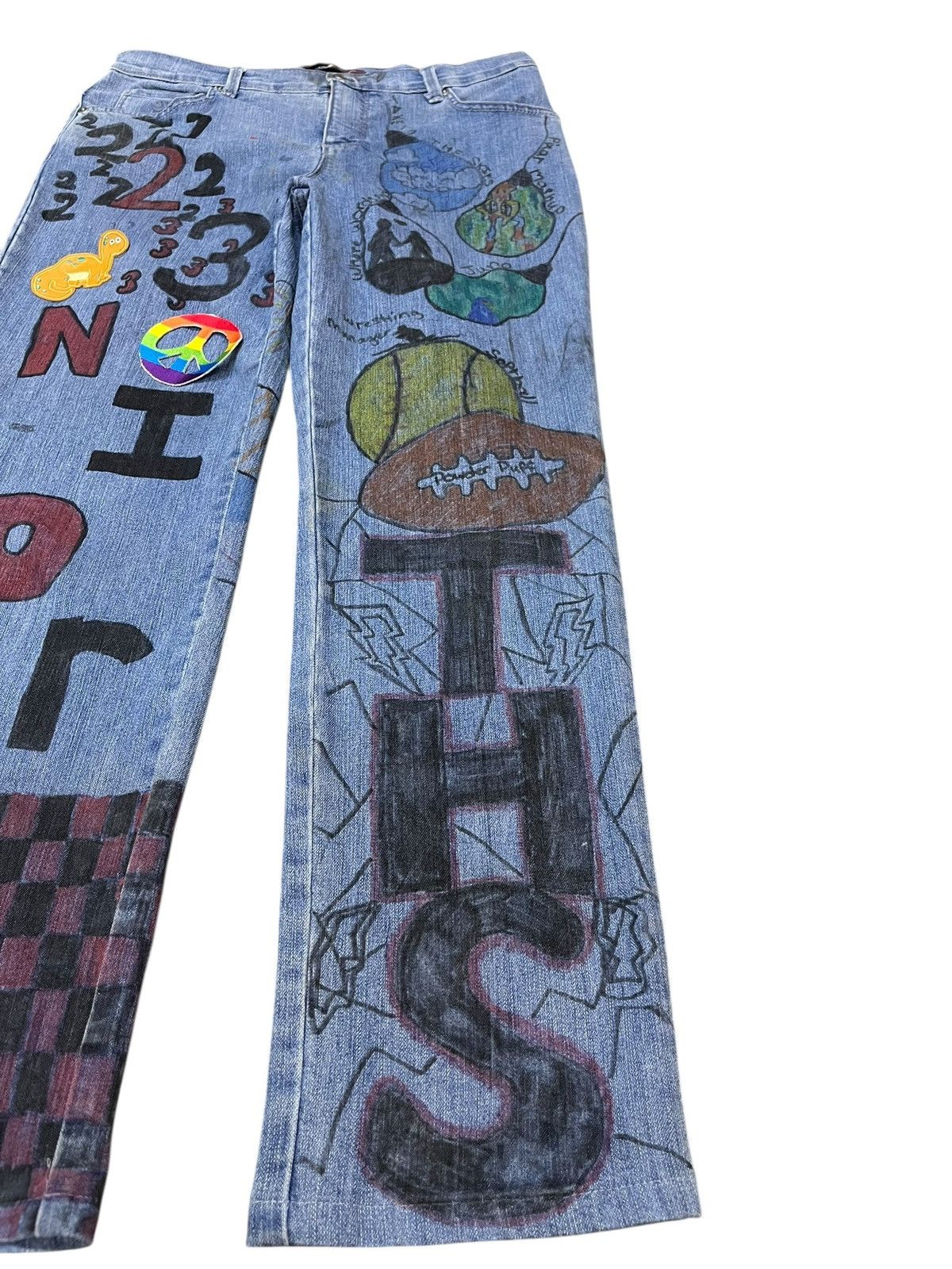 Japanese Brand Vintage Gloria Vanderbilt Grafitti Denim Size US 30 / EU 46 - 4 Thumbnail