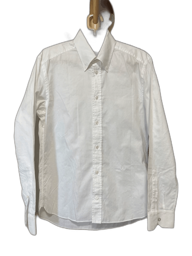 Louis Vuitton Louis Vuitton Long Sleeve White Shirt Size US M / EU 48-50 / 2 - 1 Thumbnail