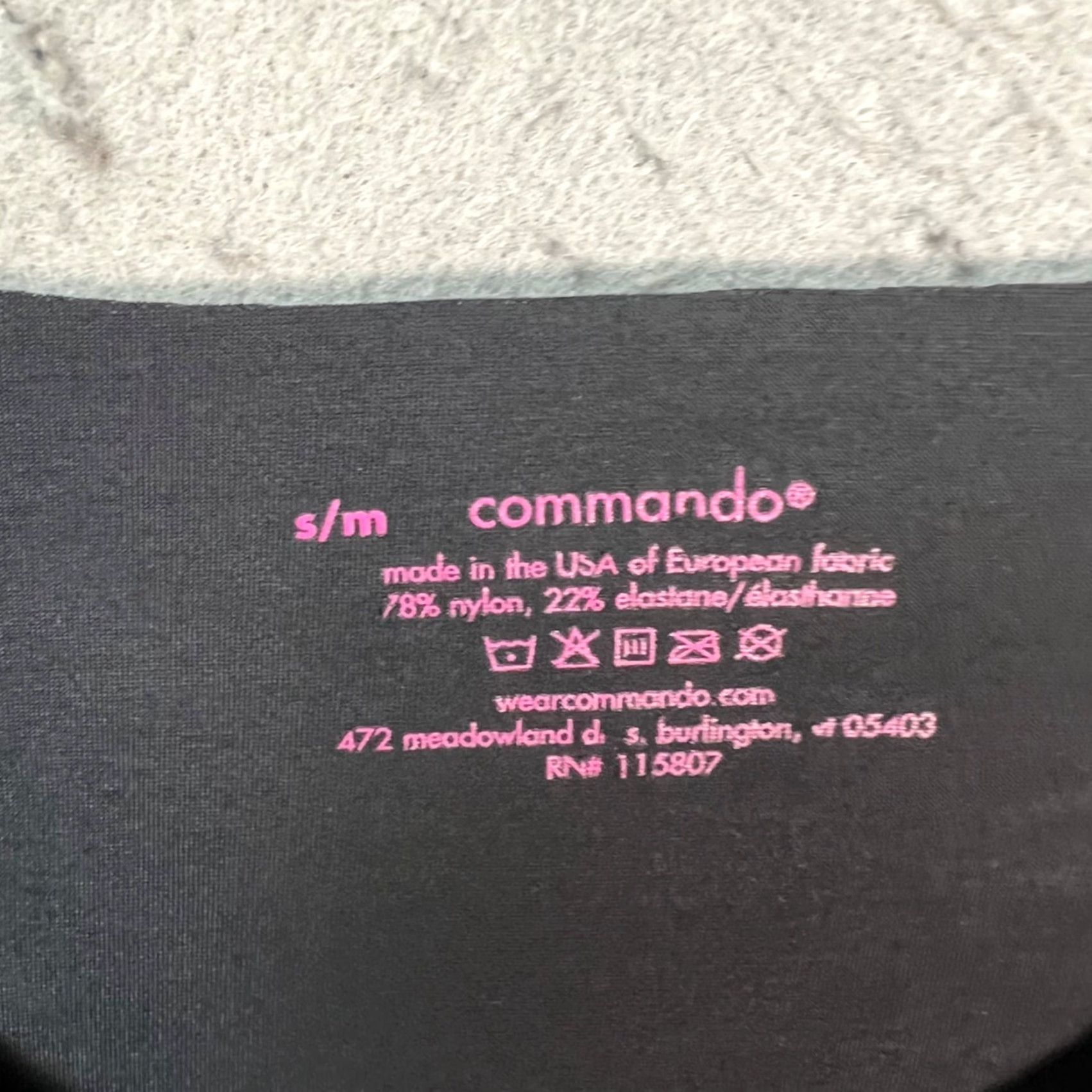 Commando Commando Womens S/M Black Short-Sleeve Stretch Knit T-Shirt Dress Shirt Dress Womens S/M Black Stretch Knit T-Shirt Dress Commando Size S / US 4 / IT 40 - 3 Thumbnail