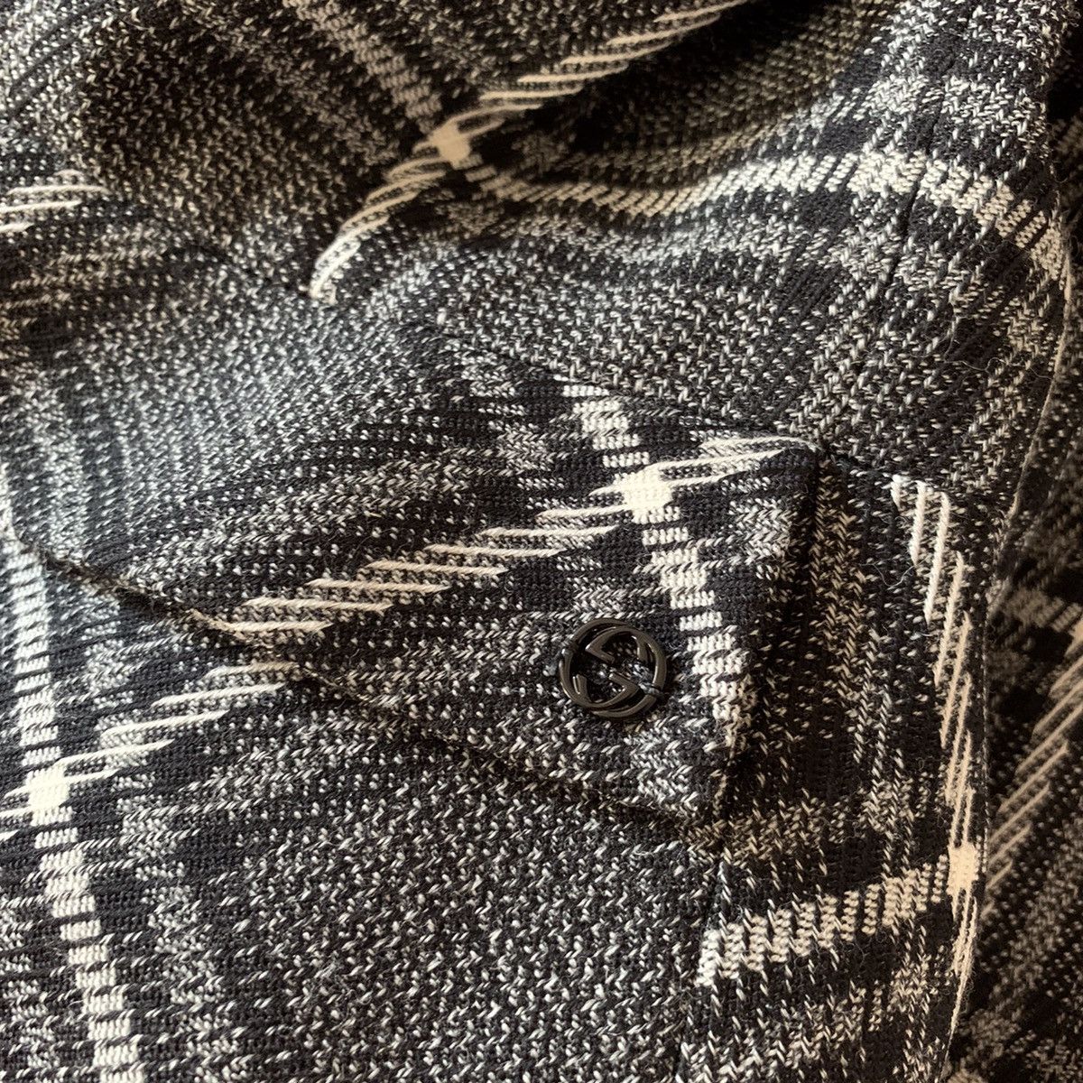 Gucci Gucci plaid wool blazer peplum Size S / US 4 / IT 40 - 17 Thumbnail