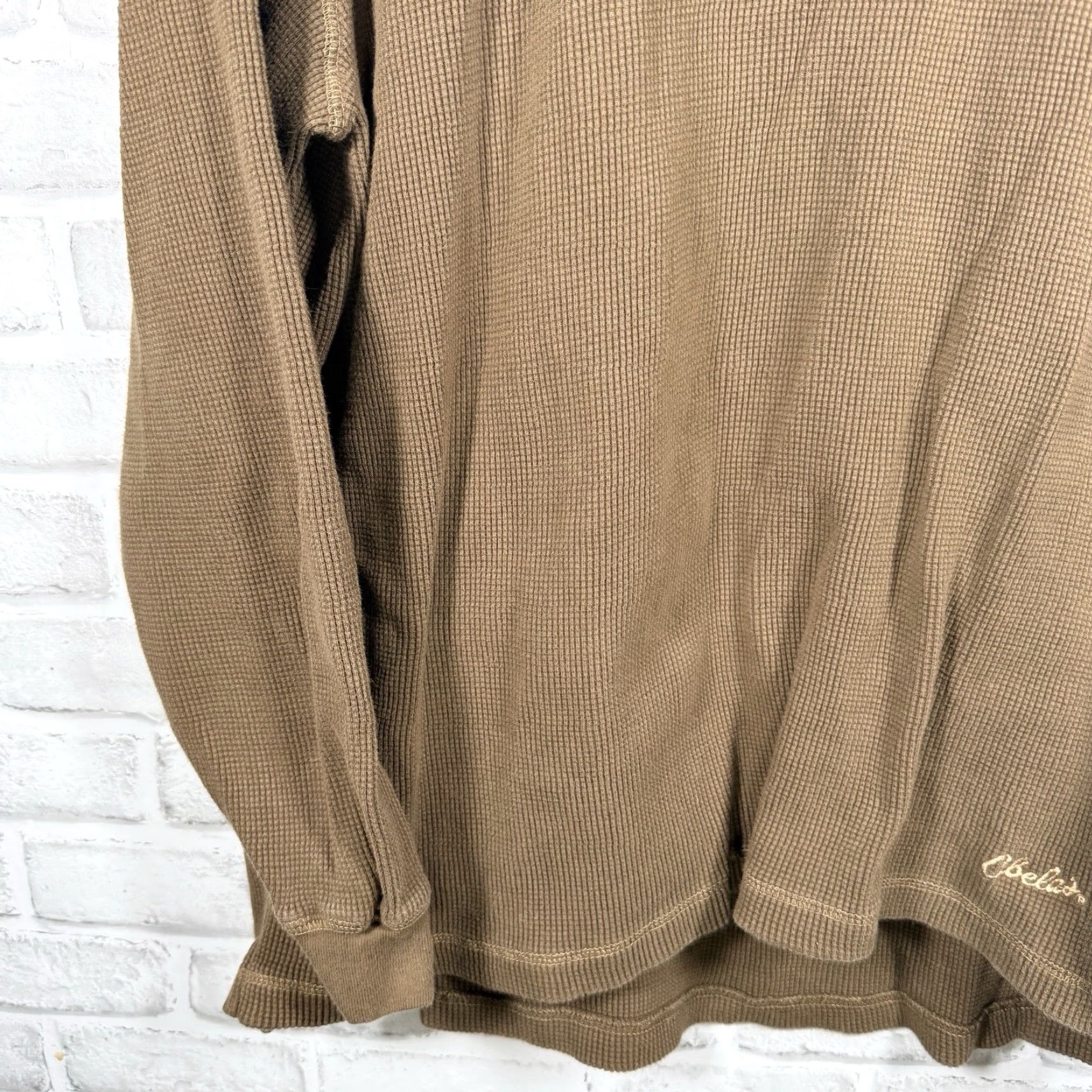 Vintage Cabelas Brown Long Sleeve Henley Style Grid Shirt Mens Size M Size US M / EU 48-50 / 2 - 3 Thumbnail