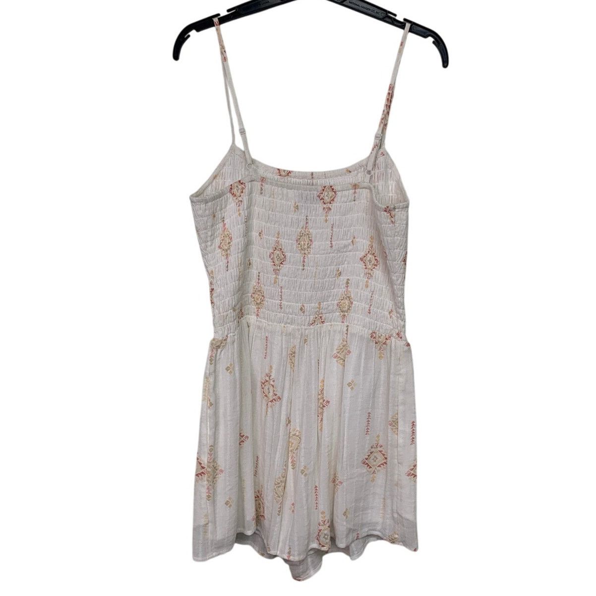 American Eagle Outfitters New American Eagle Womens Medium White Smocked Romper Size 30" / US 8 / IT 44 - 5 Thumbnail