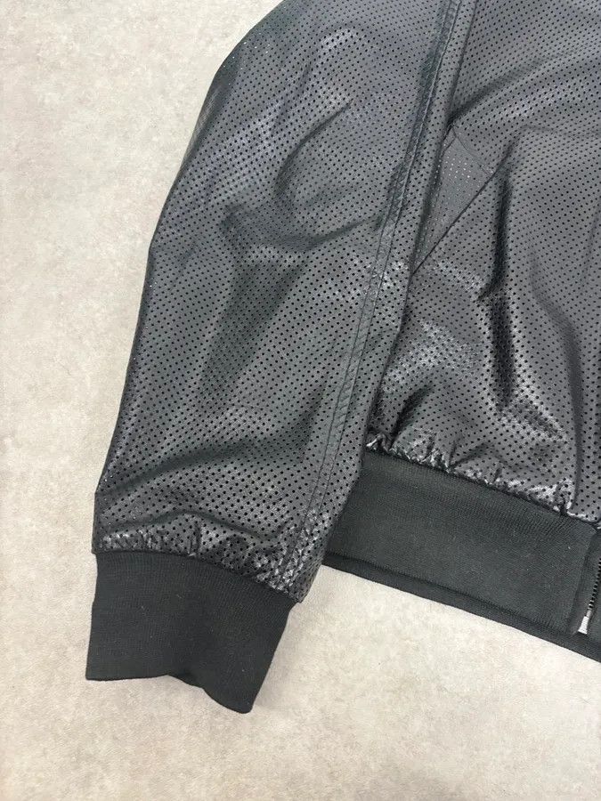 Maison Margiela SS2007 Maison Martin Margiela Black Perforated Leather Jacket Size US L / EU 52-54 / 3 - 9 Thumbnail