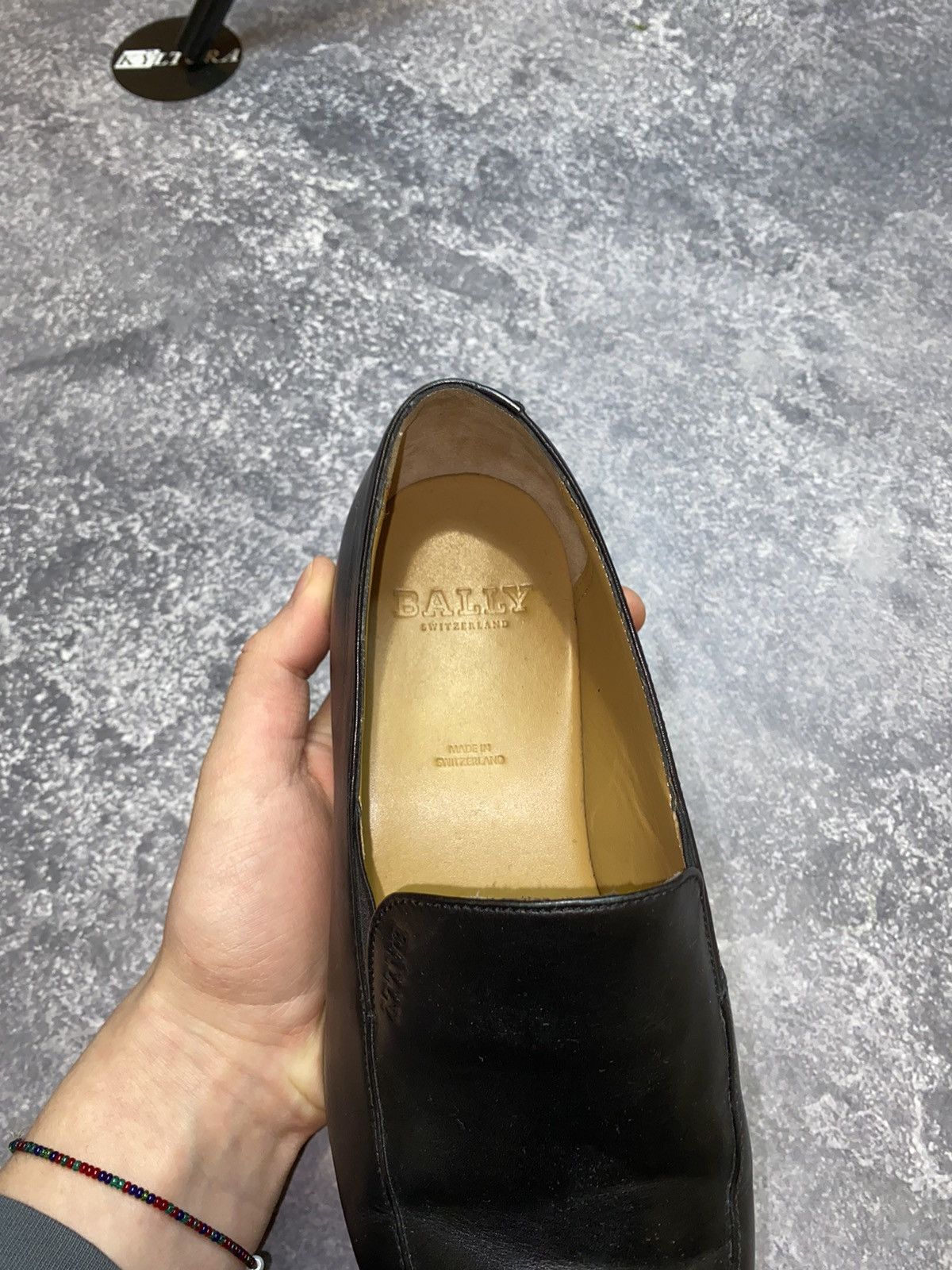 Bally Leather Slip On Loafers