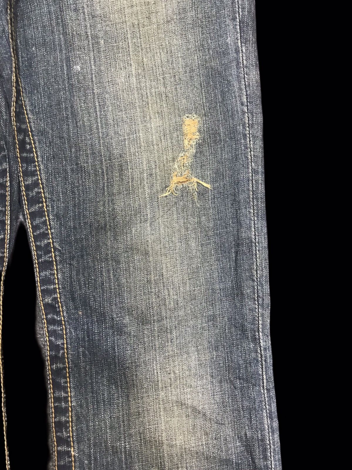 Seditionaries 💥90s Style💥Stitch Rusty Wash Distressed Denim F126 Size US 31 - 5 Thumbnail