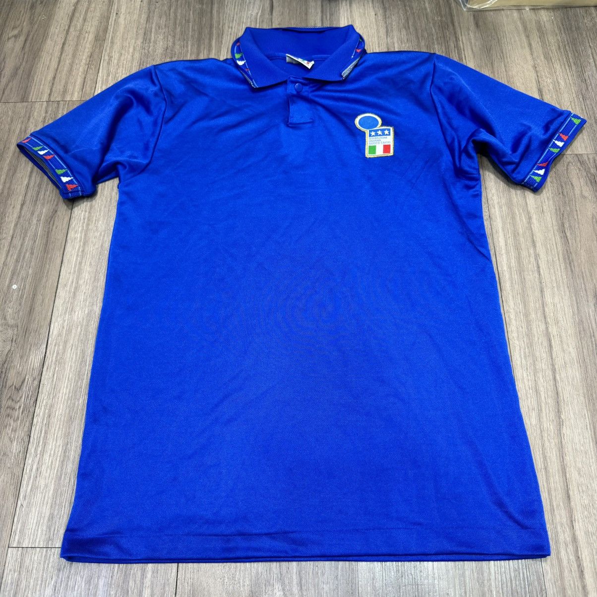 Diadora Italy 92/93 player issue home shirt Size US M / EU 48-50 / 2 - 1 Thumbnail