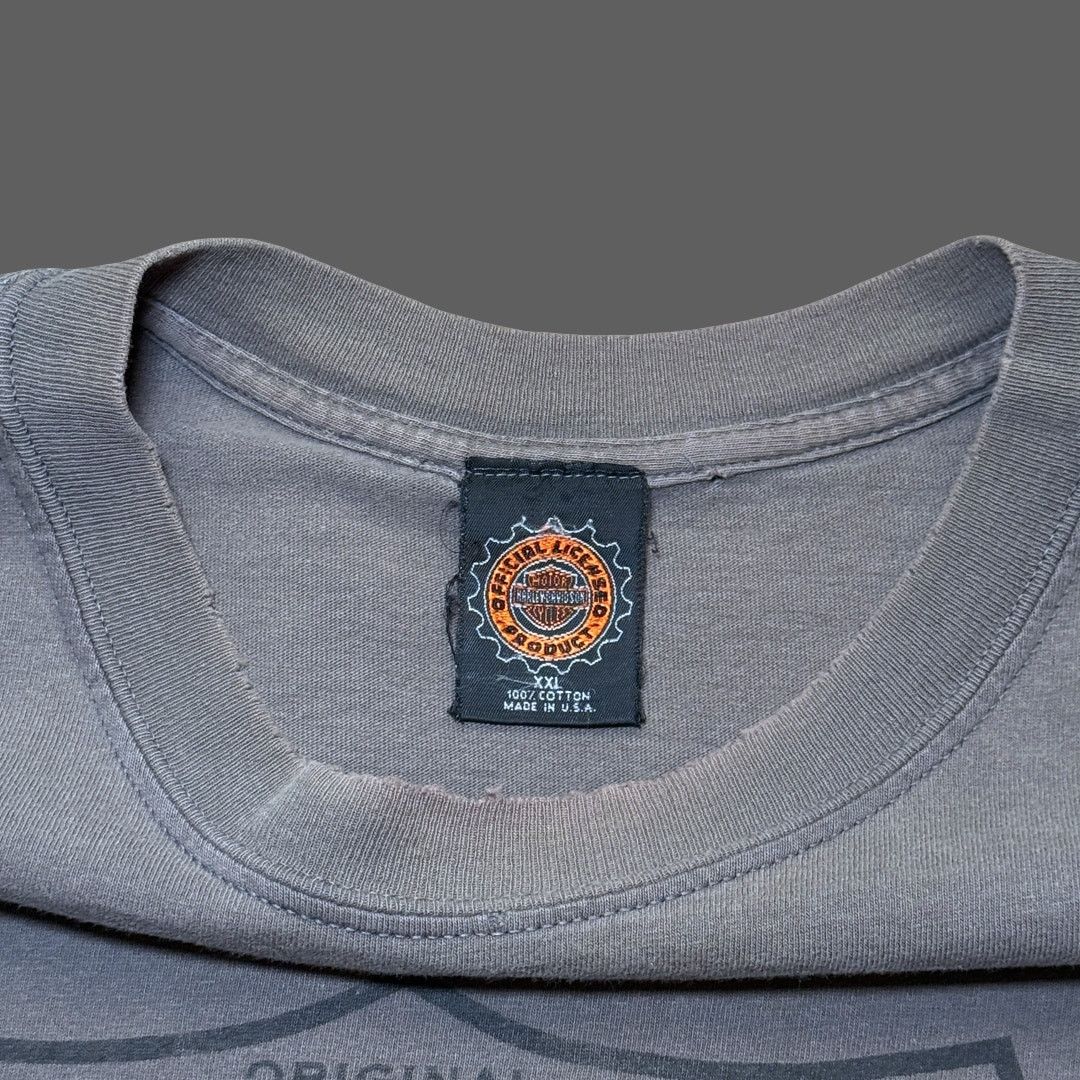 Harley Davidson Harley Davidson Knucklehead Faded Gray Distressed Size XXL Size US XXL / EU 58 / 5 - 6 Thumbnail