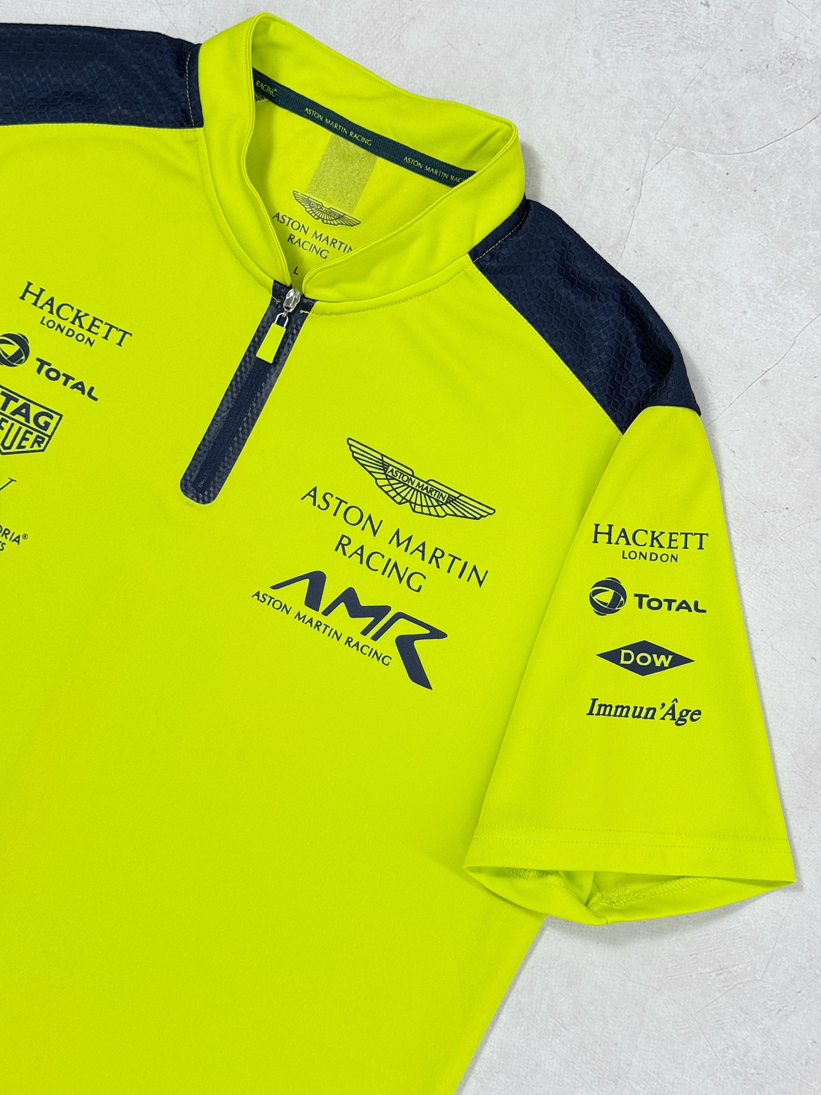 Hackett Aston Martin Racing F1 Team Polo T-Shirt by Hacket London Size US L / EU 52-54 / 3 - 8 Thumbnail