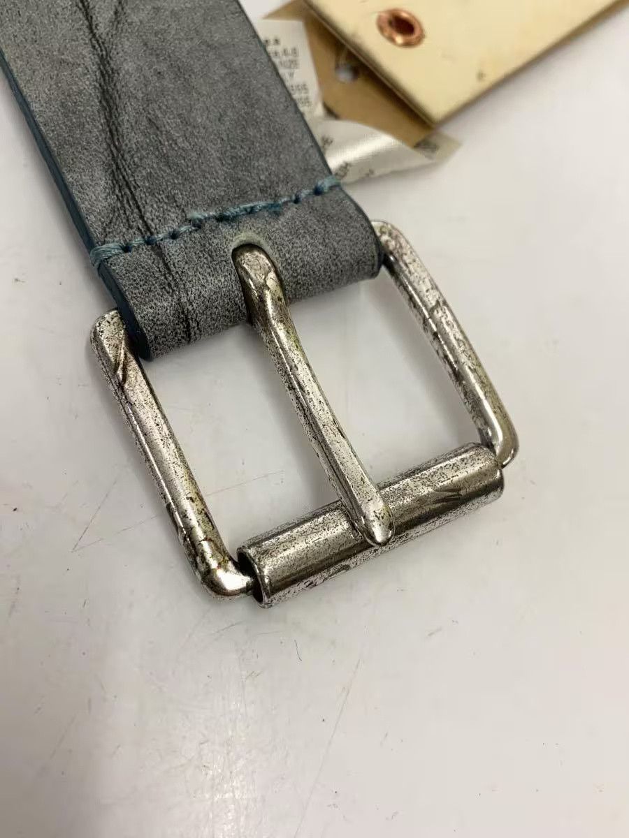 Diesel Diesel Barasco Leather Denim Belt Blue Size ONE SIZE - 4 Thumbnail