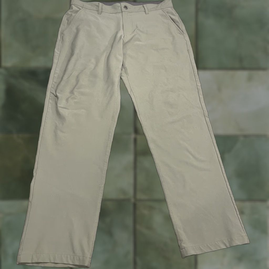 Vintage Free Fly Pants Men's 35x31 Chino Sage Nylon Stretch Outdoors Hiking Performance Size US 35 - 1 Thumbnail