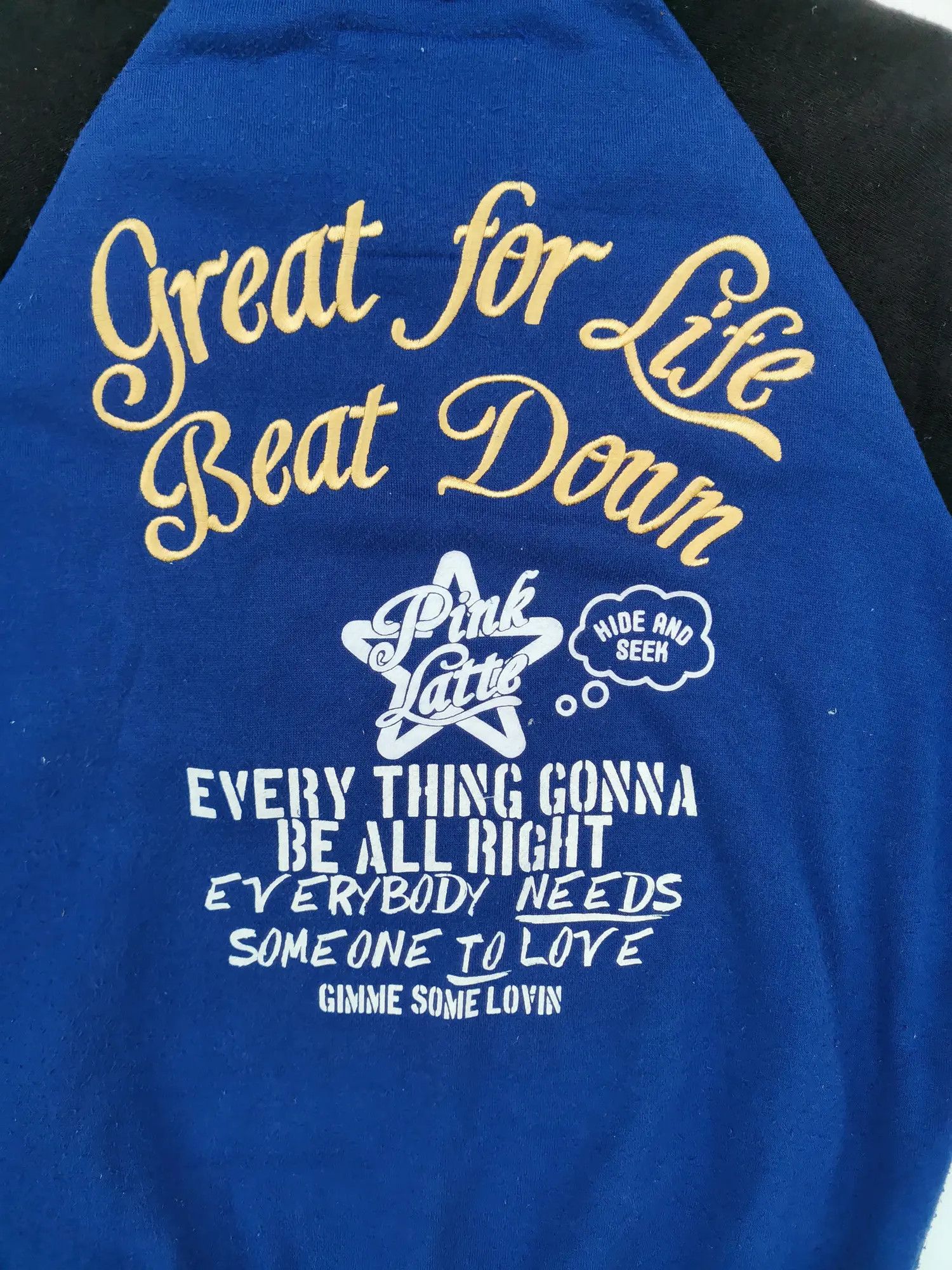 Japanese Brand × Pink Pink Latte Great for Life Beat Down Big Logo Sweater Size US M / EU 48-50 / 2 - 5 Thumbnail